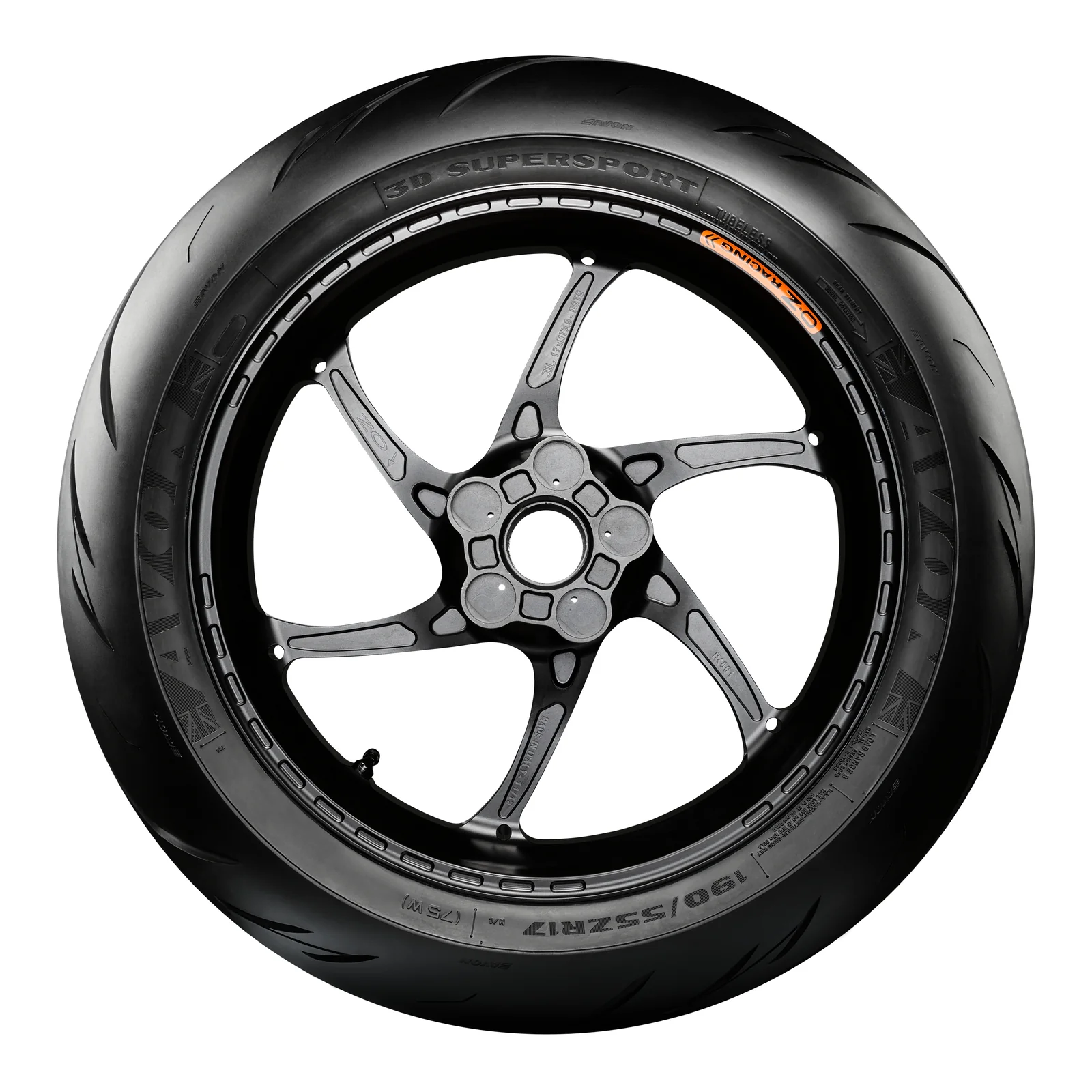 Avon 3D Supersport 180/60ZR17 Rear Tyre (75W Rating) - Image 2