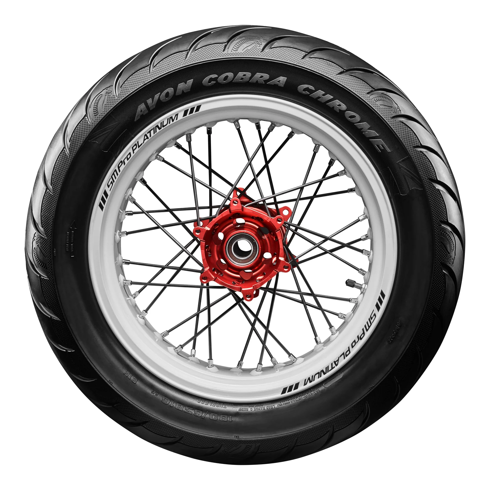 Avon Cobra Chrome 180/55ZR18 Rear Tyre (74W Rating) AV92 - Image 2