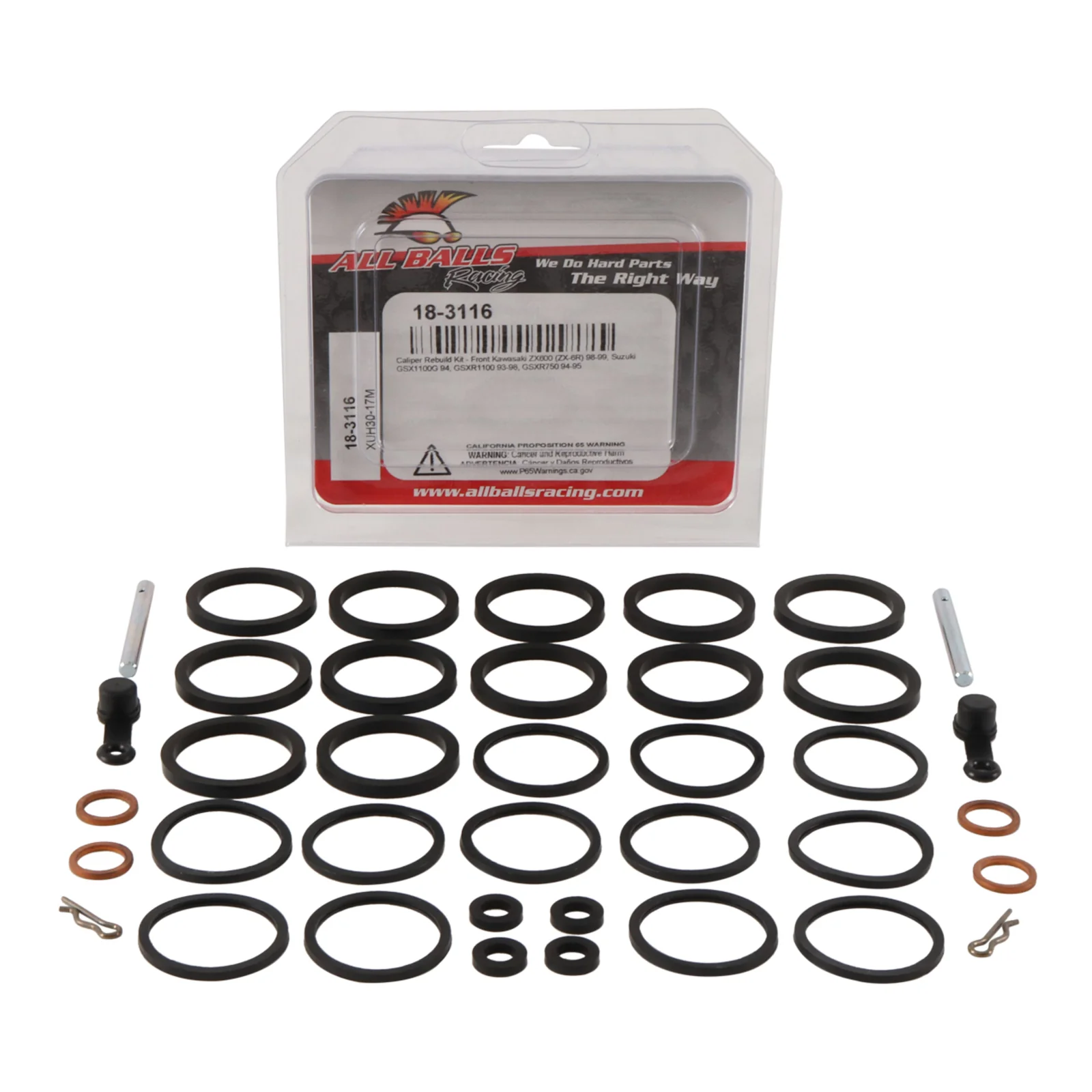 All Balls Racing Calliper Rebuild Kit (18-3116) - Image 3