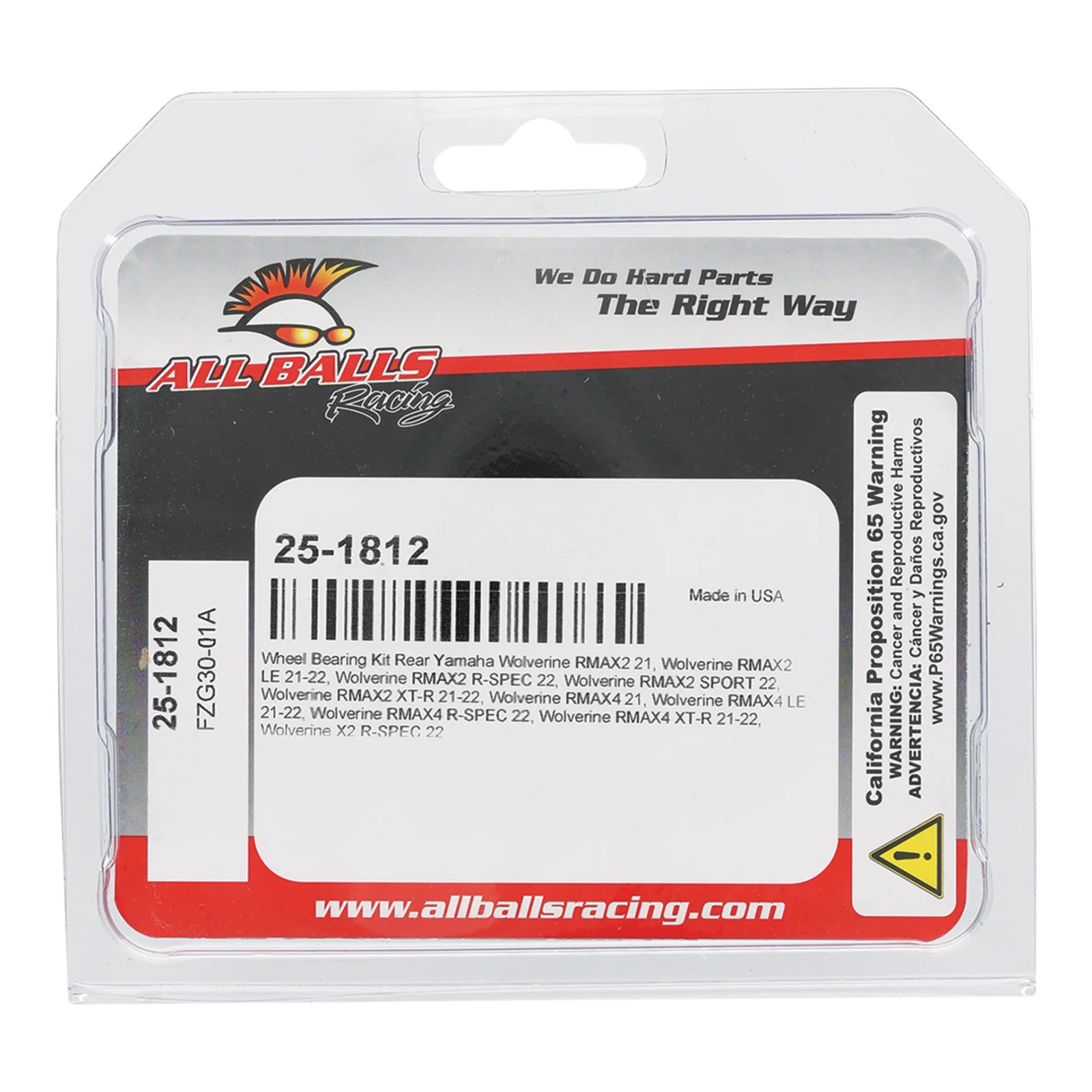 Wheel Bearing Kit Rear 25-1812 - Image 4