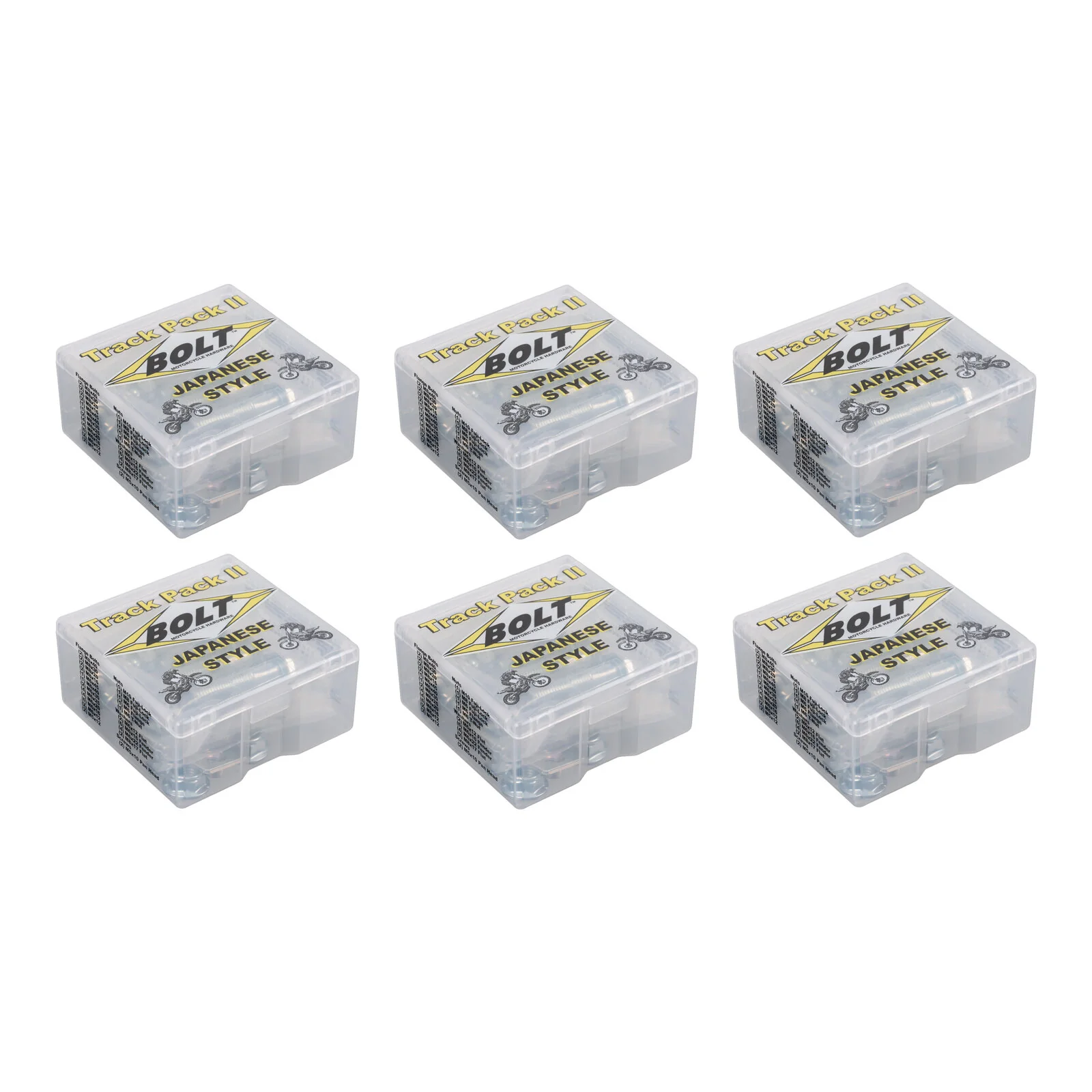 Bolt Track Pack for Japanese MC - 6 Kits Display