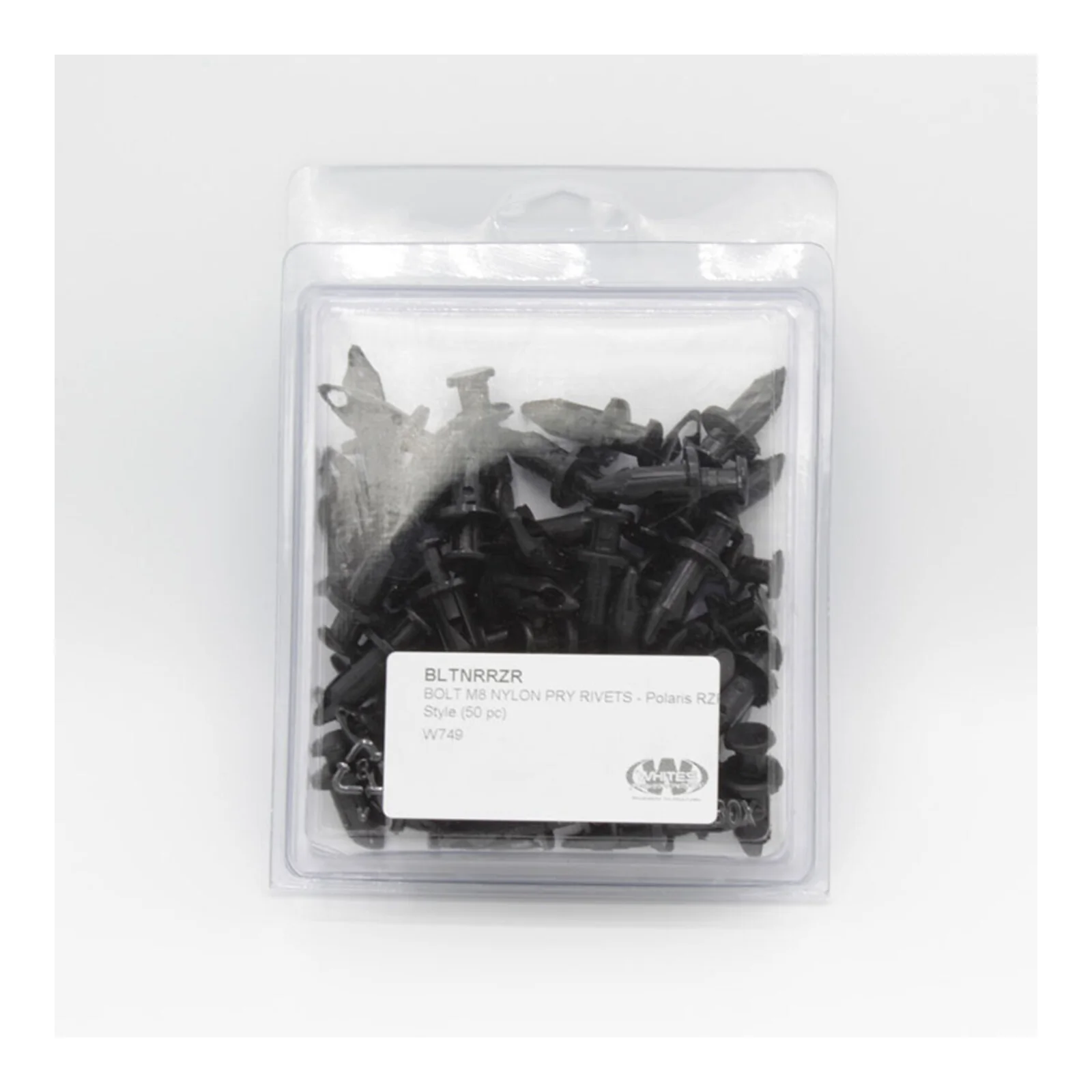 Bolt M8 Nylon Pry Rivets Polaris RZR Style (Pack of 50)