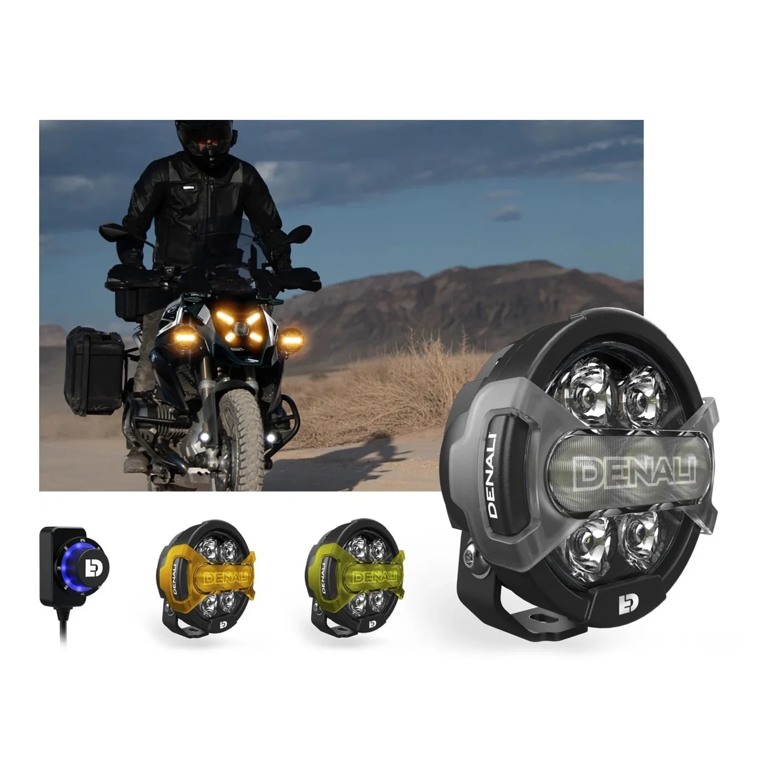 Denali D7 Pro Premium Lighting Kit with DialDim & Crash Mount - Universal Fit - Image 7