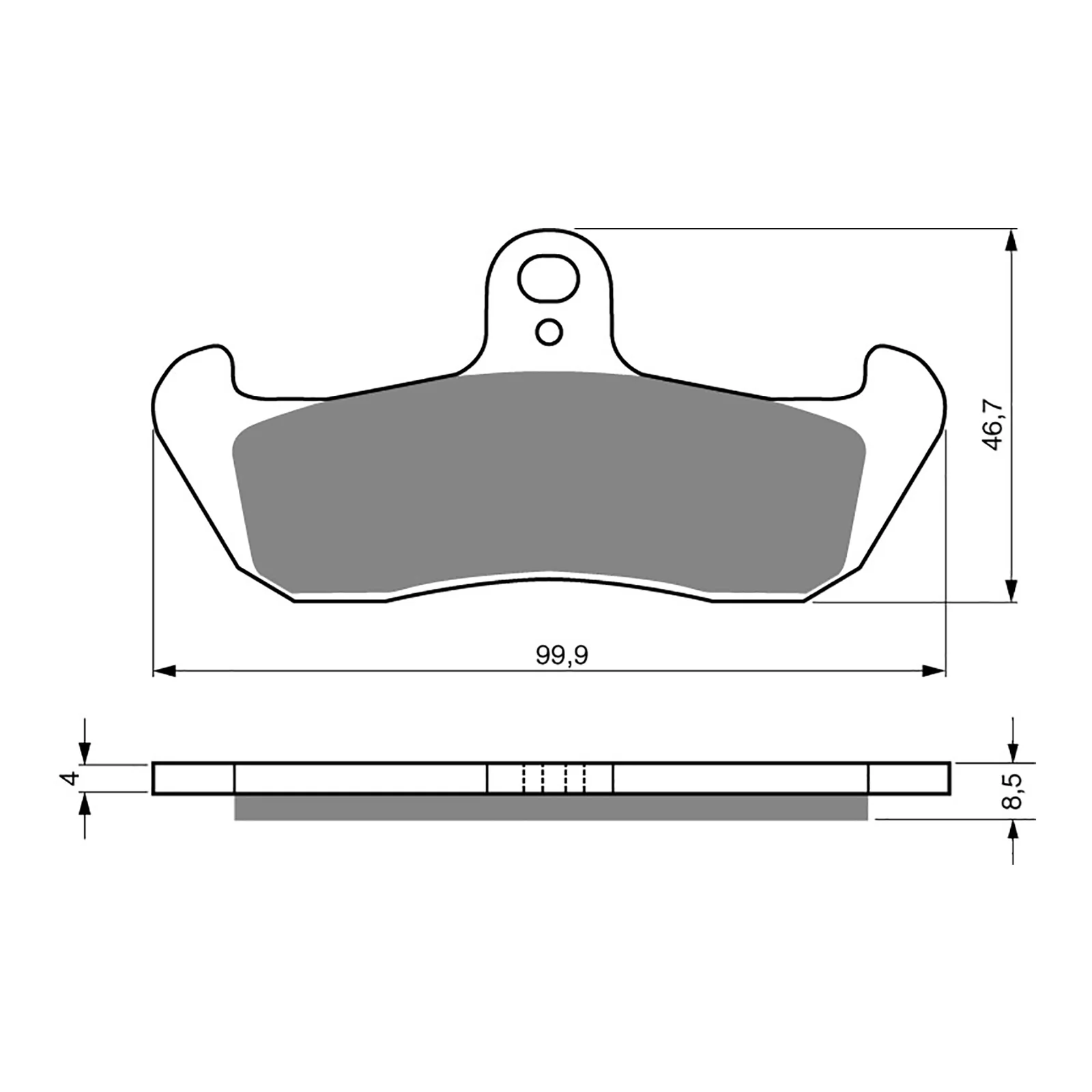 GOLDfren Brake Pads GF006 - S3 - Image 2