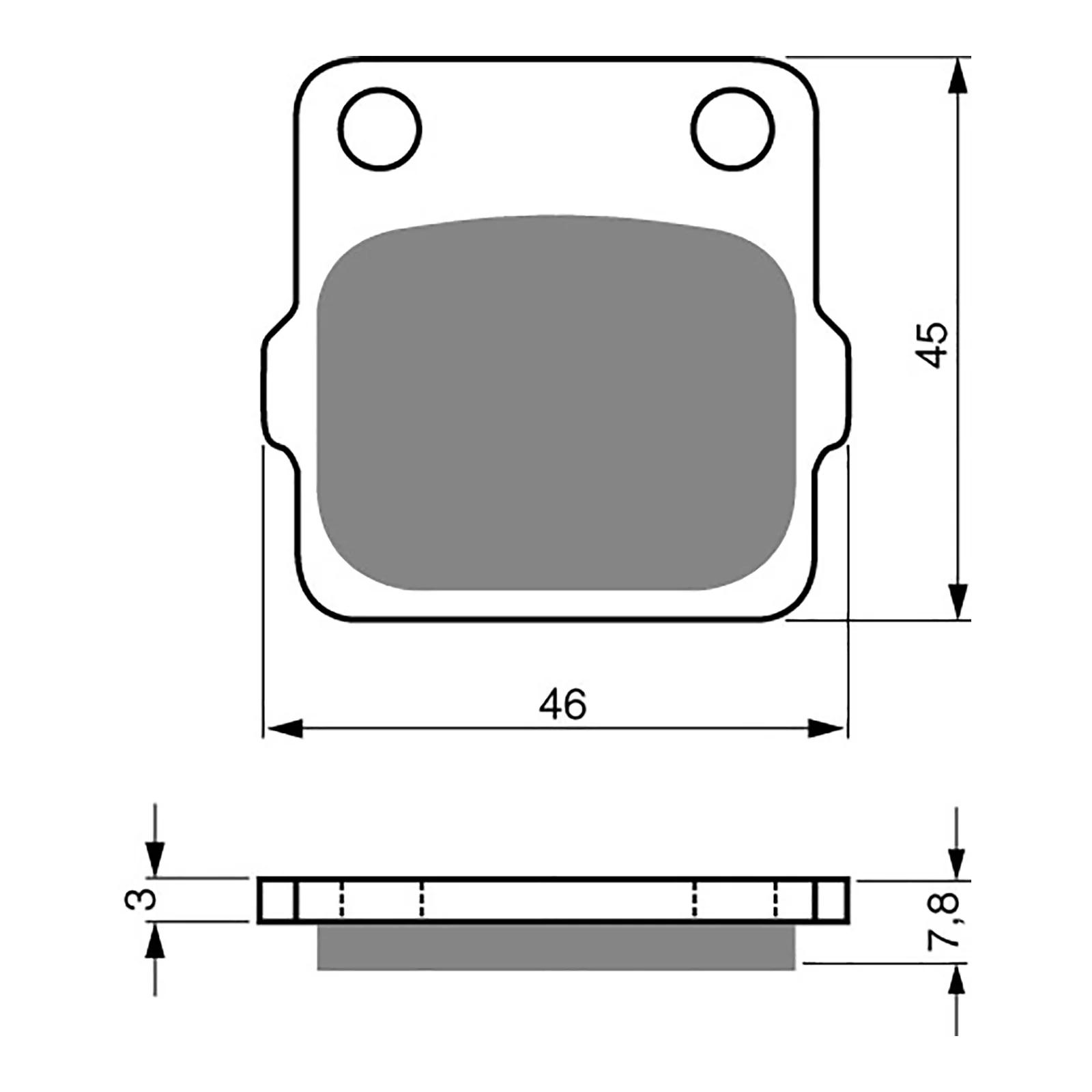 GOLDfren Brake Pads GF007 - S3 - Image 2