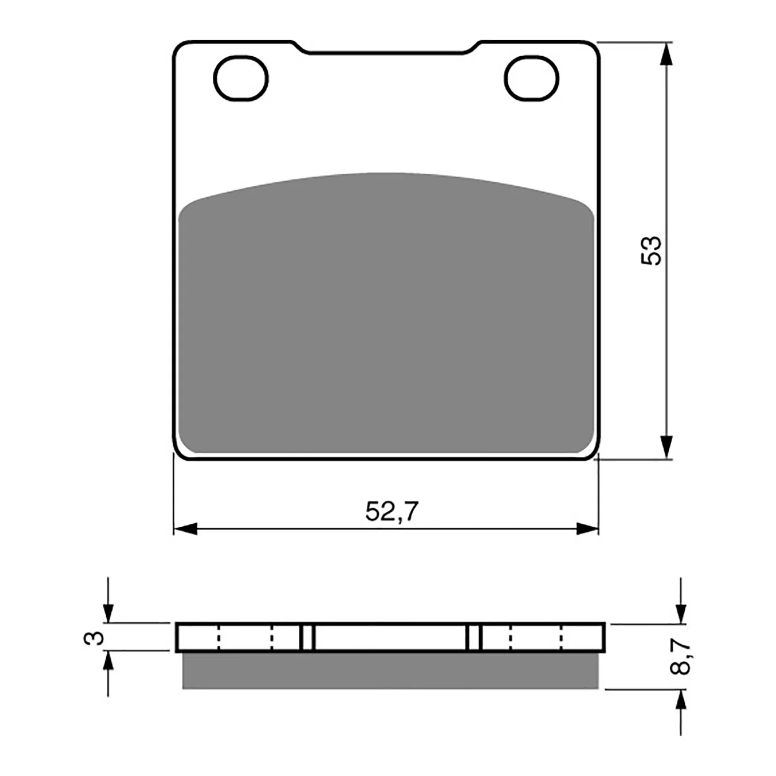 GOLDfren Brake Pads Sintered Sports GF016 - S3 (PH12) - Image 2