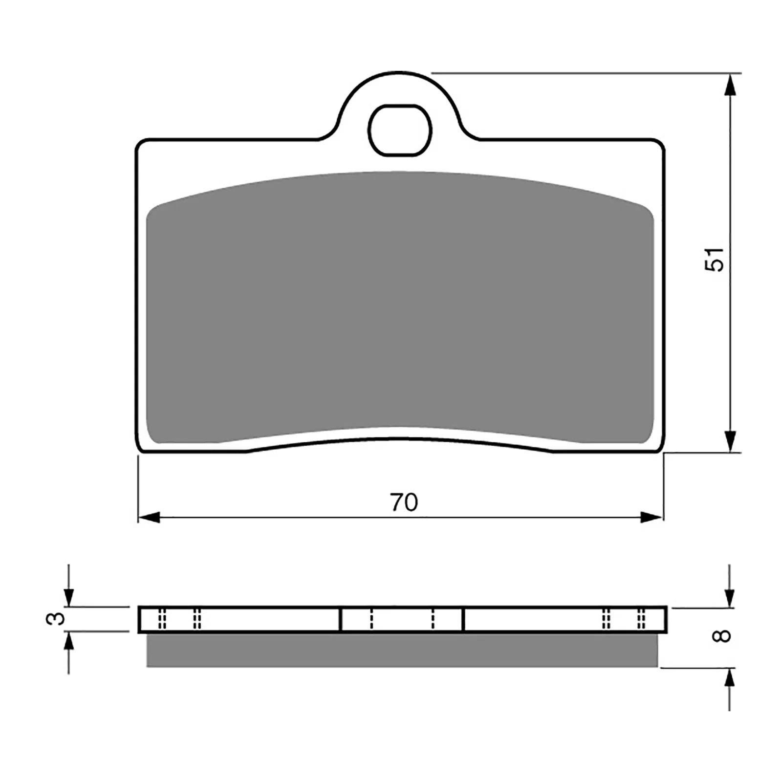GOLDfren Brake Pads Sintered Sports GF064 - S3 (PH66) - Image 2