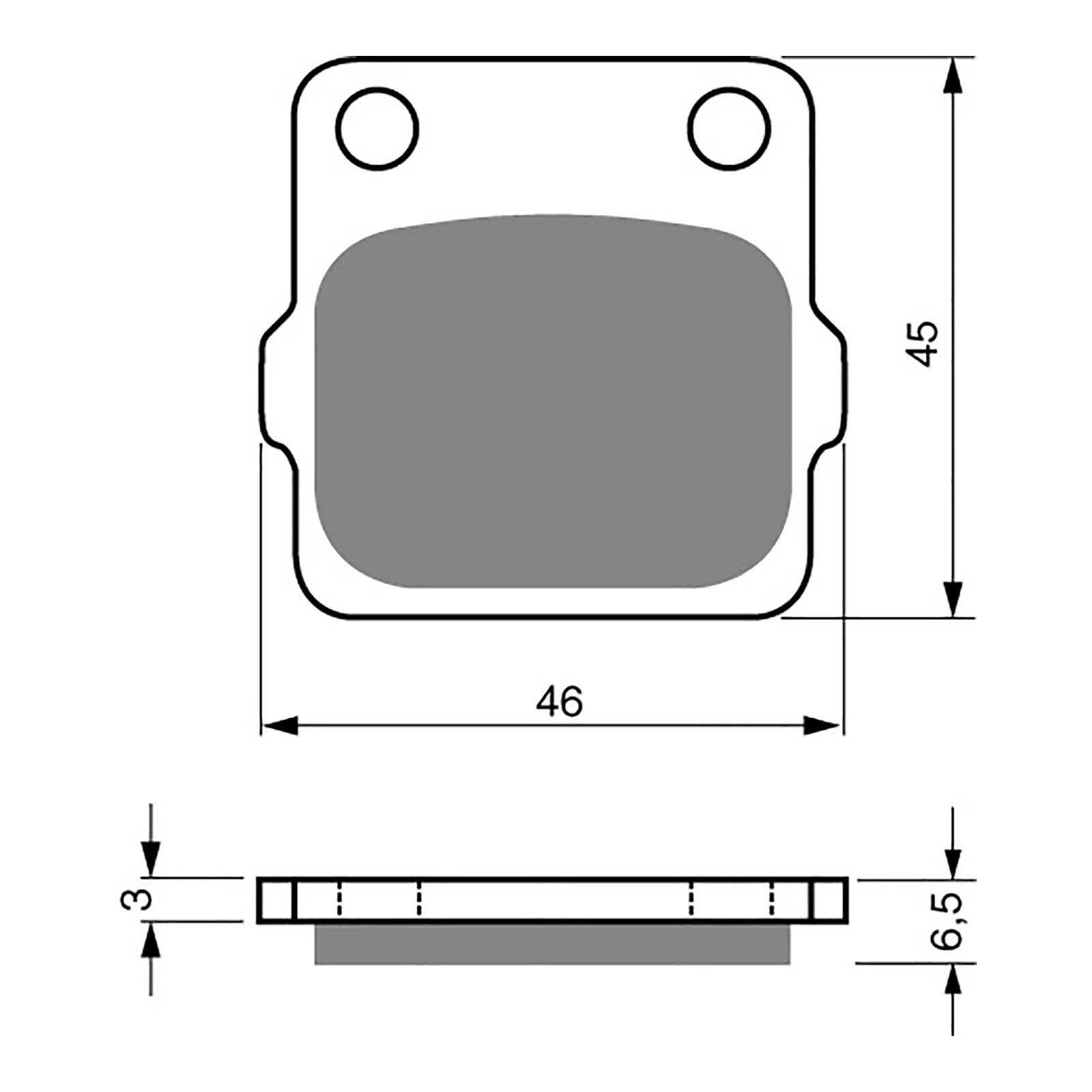 GOLDfren Brake Pads GF077 - S3 - Image 2