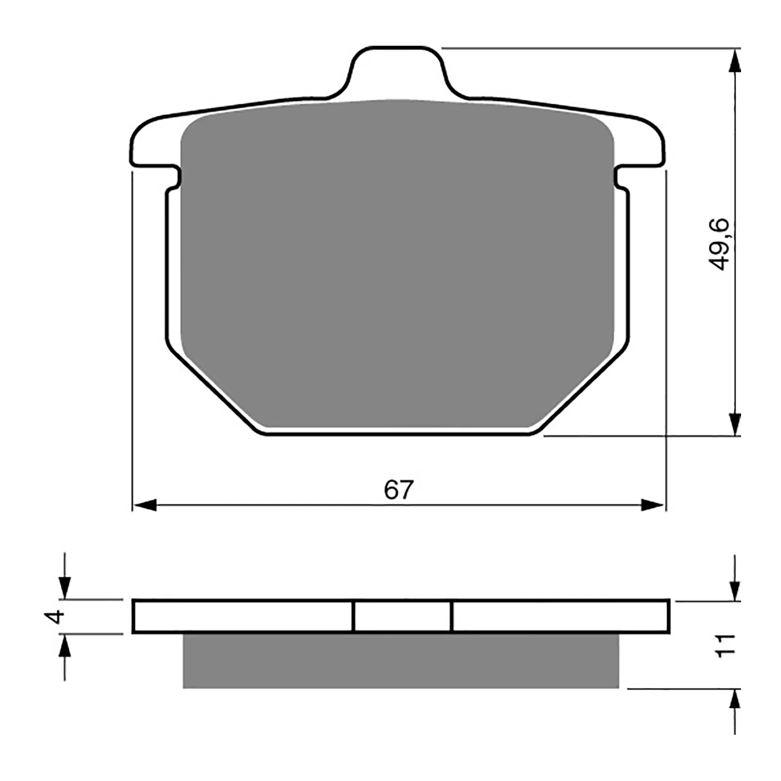 GOLDfren Brake Pads GF080 - S3 - Image 2
