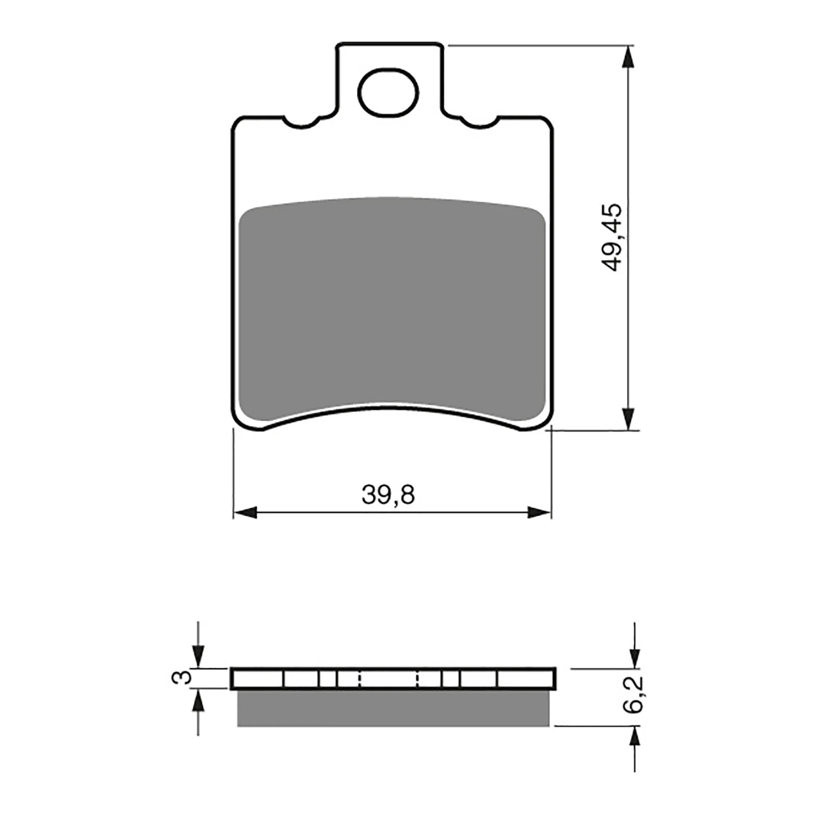 GOLDfren Brake Pads Sintered Sports GF098 - S3 ( PH172 ) - Image 2