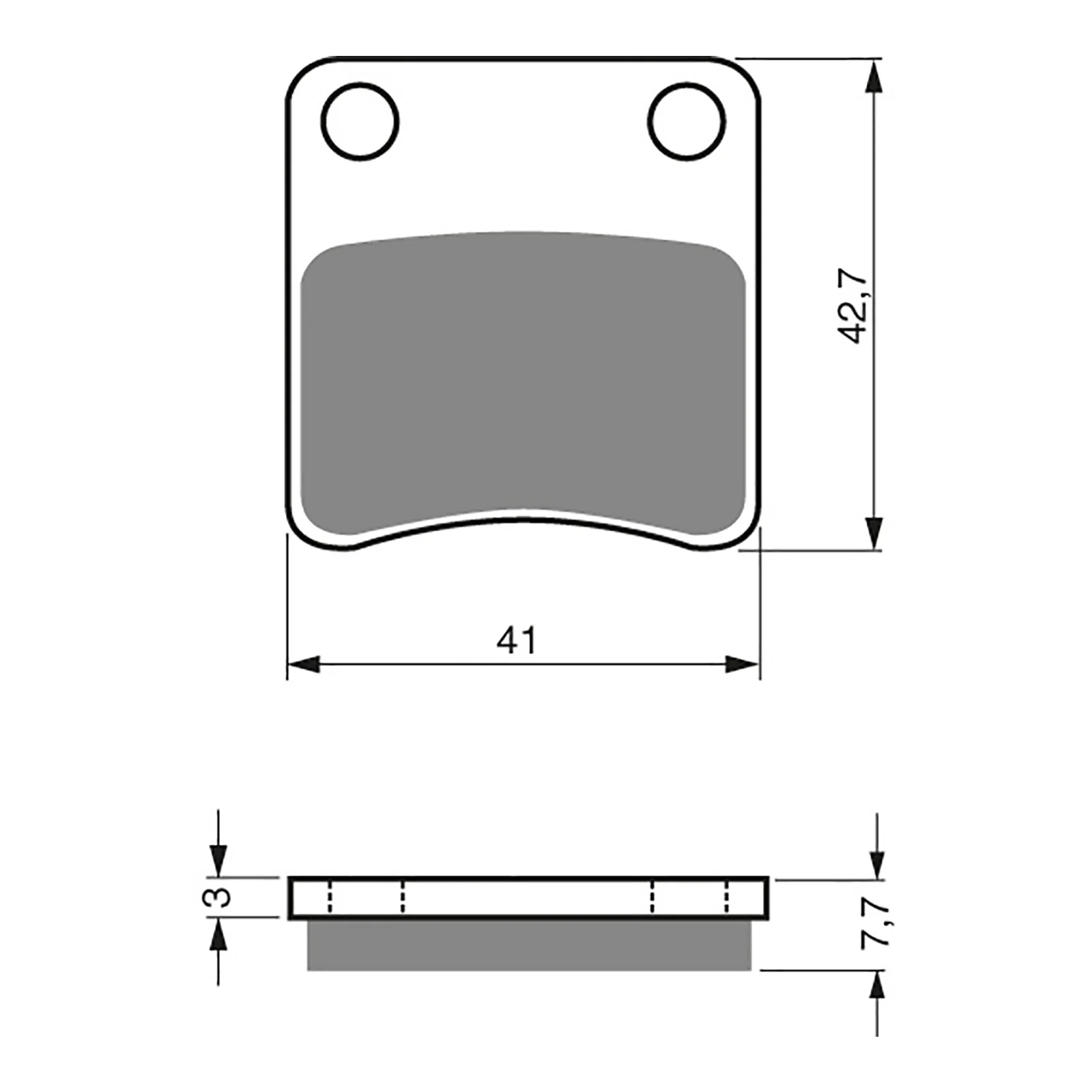 GOLDfren Brake Pads Sintered Sports GF110 - S3 ( PH148 ) - Image 2