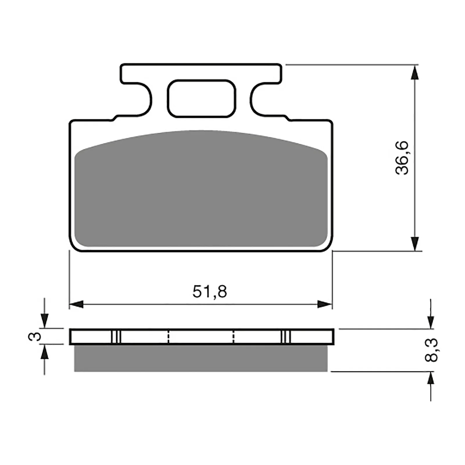 GOLDfren Brake Pads Sintered Sports GF161 - S3 ( PH120 ) - Image 2