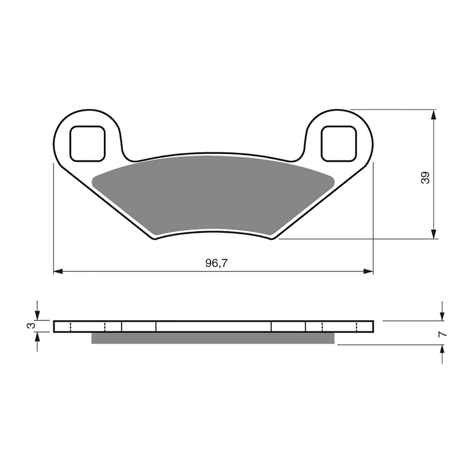 GOLDfren Brake Pads GF162 - S3 - Image 2