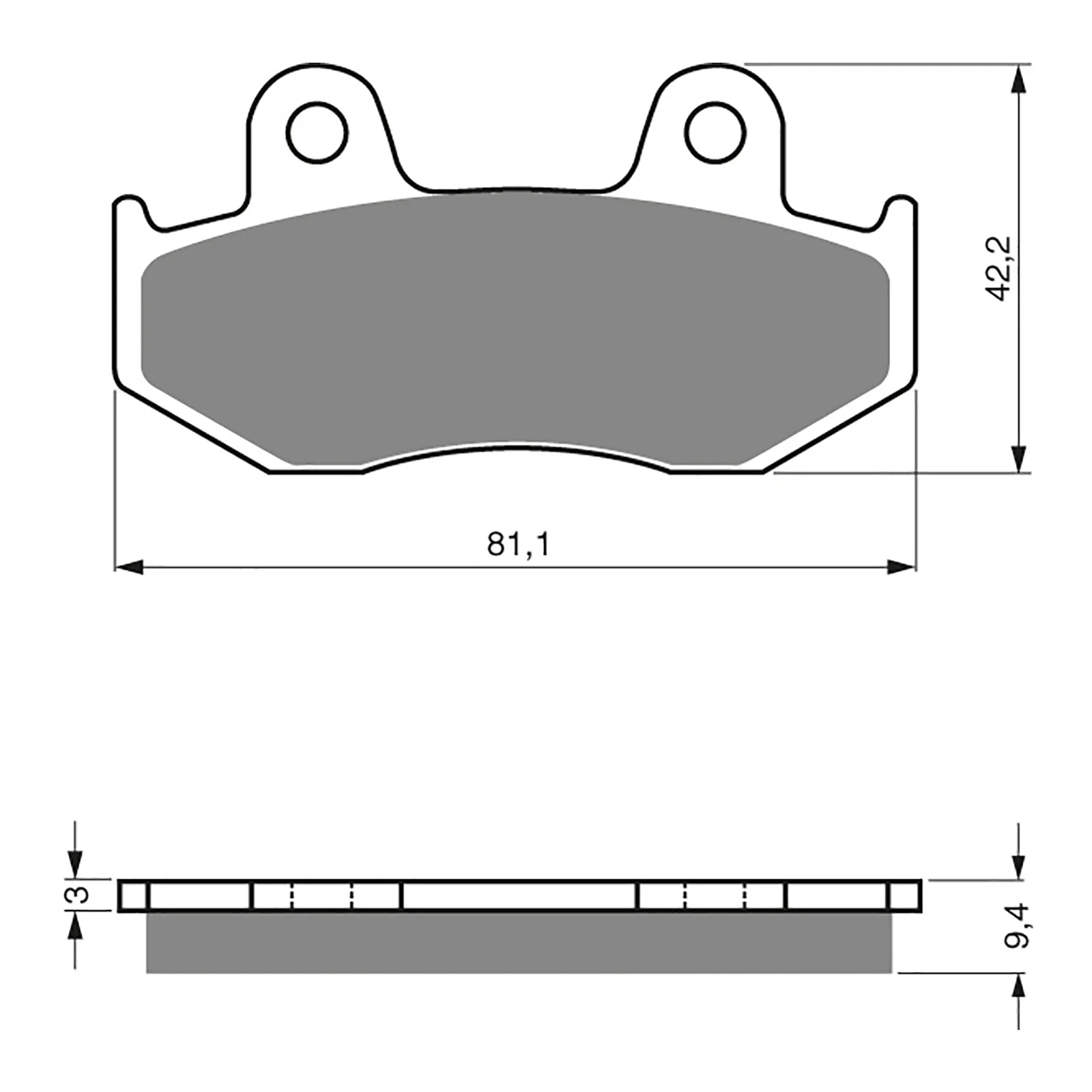 GOLDfren Brake Pads GF188 - S3 - Image 2