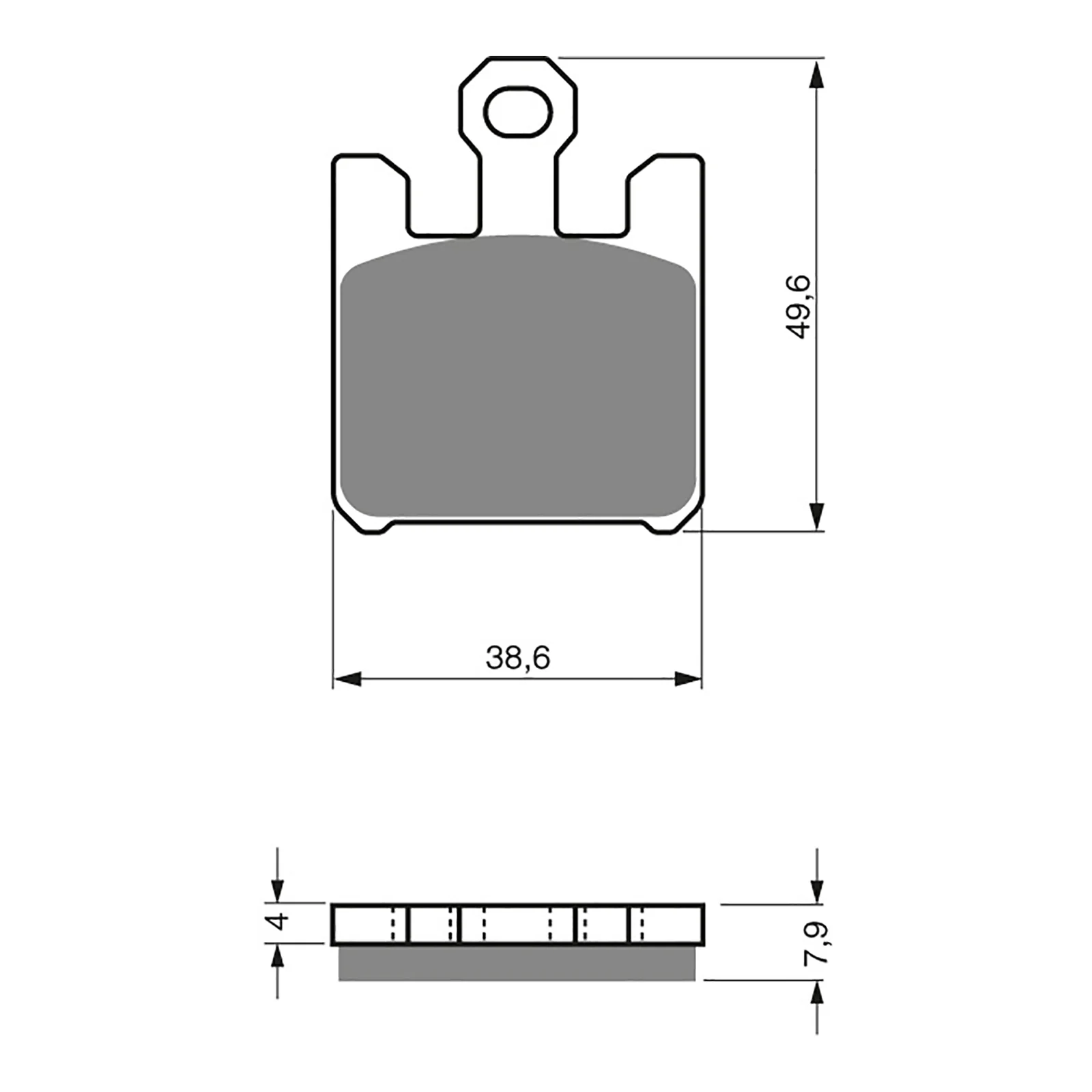 GOLDfren Brake Pads Sintered Sports GF200 - S3 ( PH328 ) - Image 2