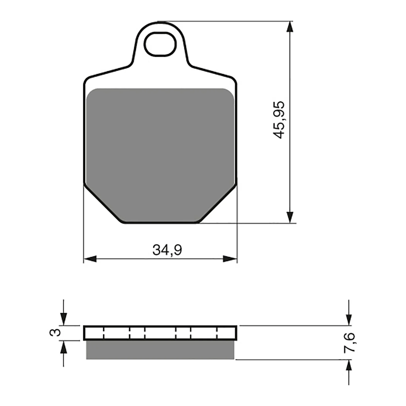 GOLDfren Brake Pads GF238 - S3 - Image 2