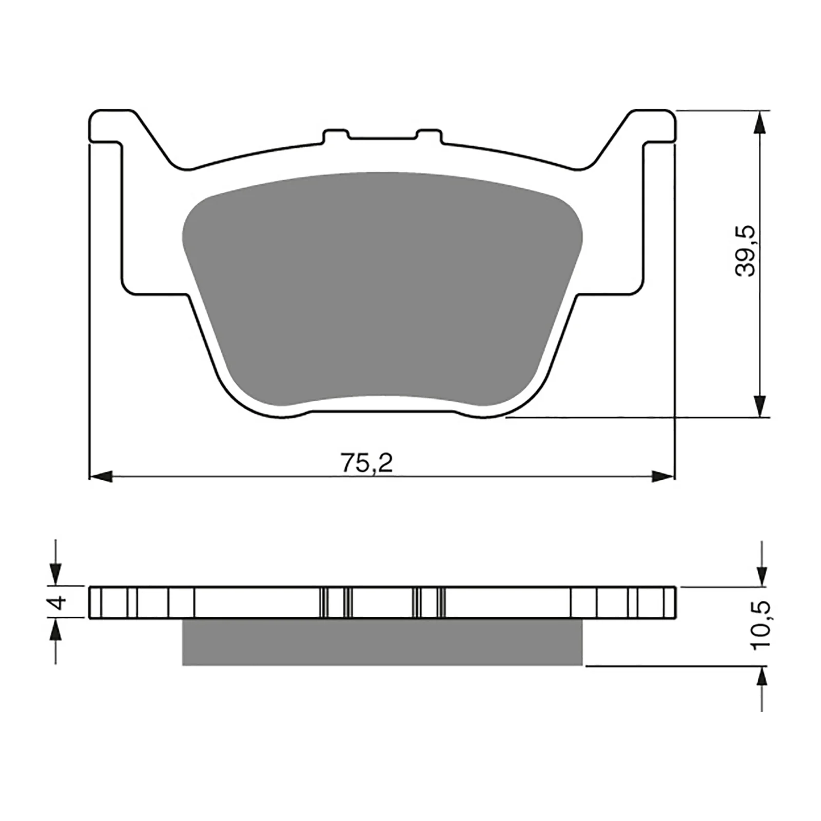GOLDfren Brake Pads Off-Road Racing GF243 - K5 ( PR330 ) - Image 2