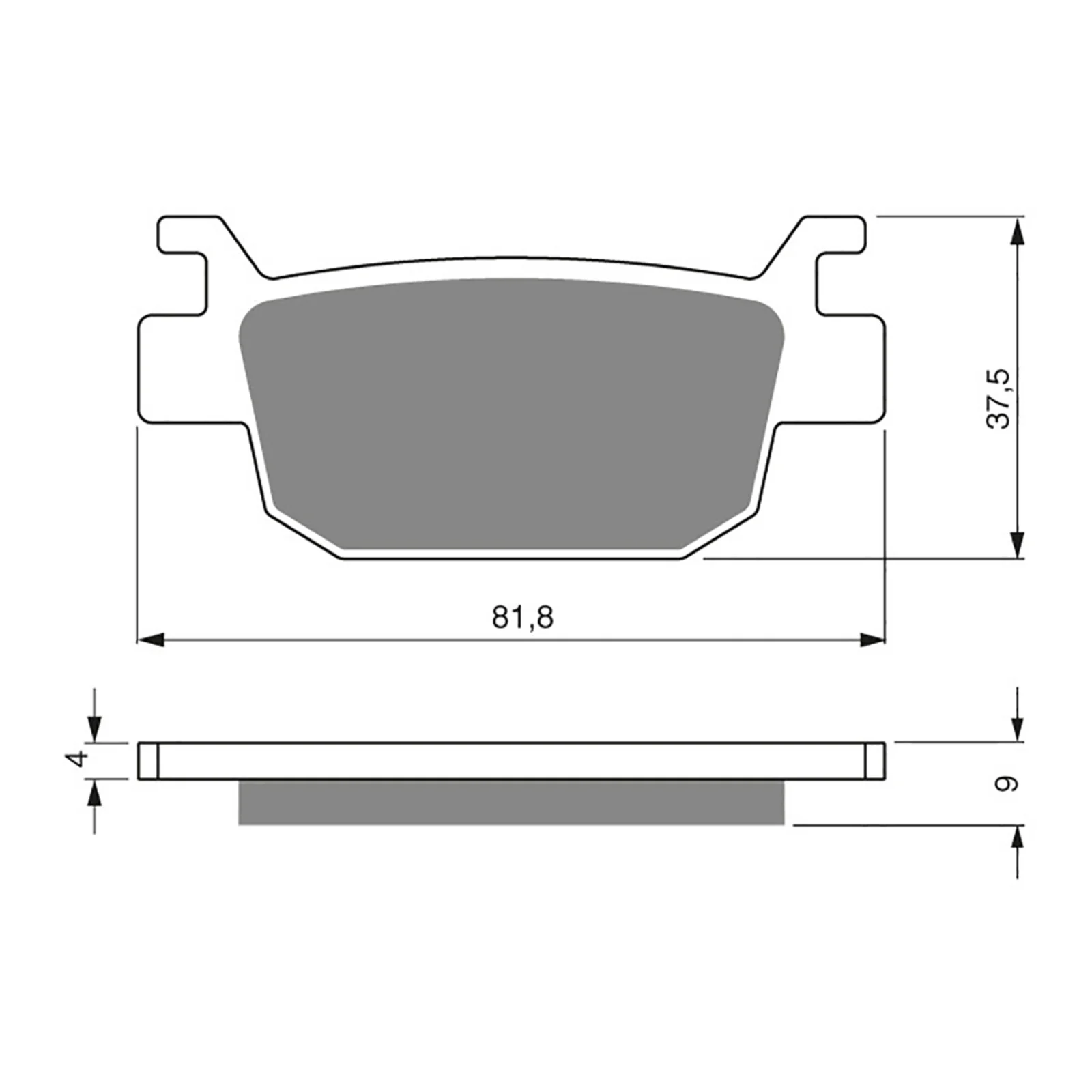 GOLDfren Brake Pads GF287 - S3 - Image 2