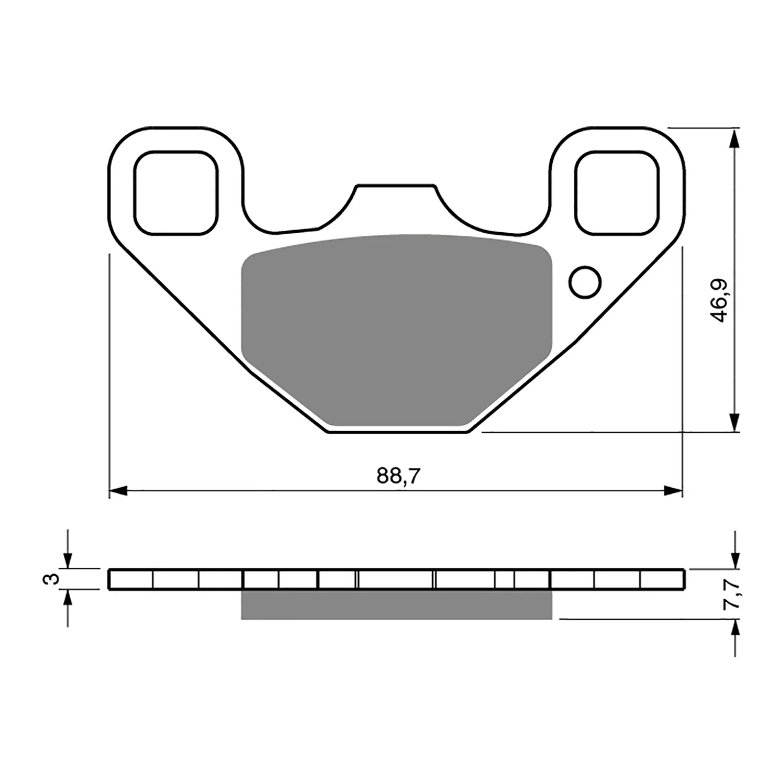 GOLDfren Brake Pads GF337 - K5 - Image 2