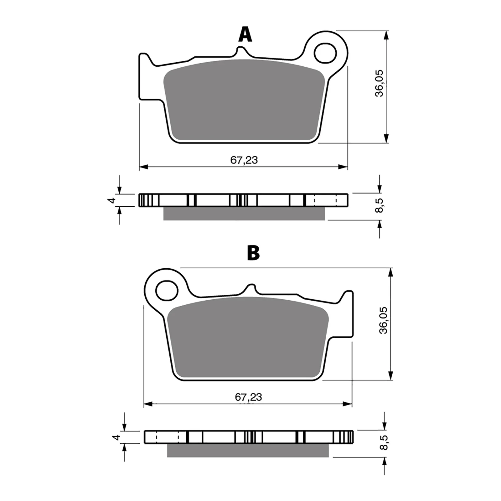 GOLDfren Brake Pads GF346 - K5 - Image 2