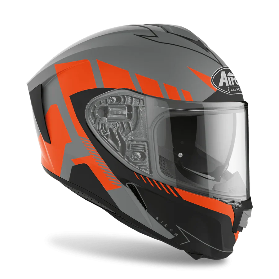 HASPA374 - AIROH SPARK 'RISE' ORANGE MATT M (SPRI32) - Image 3