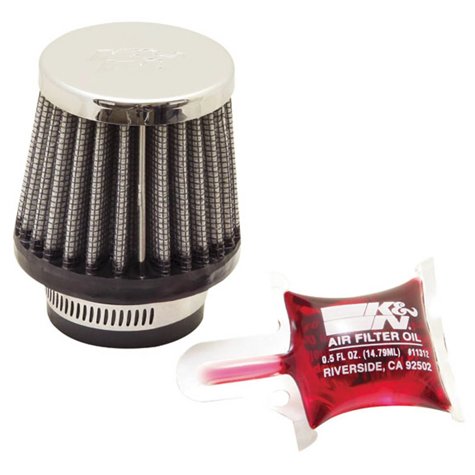 K&N Universal Chrome Filter KRC-0790