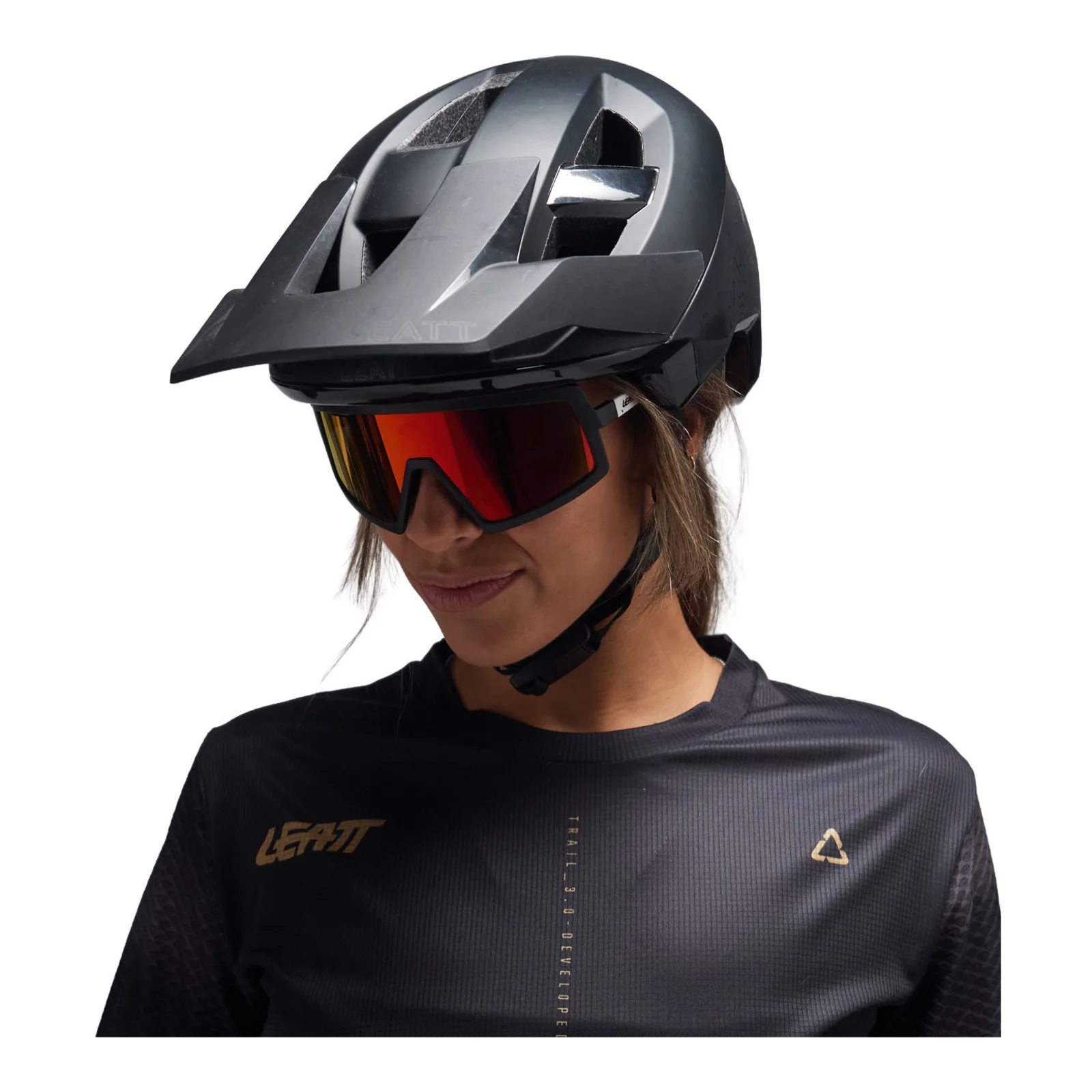 Leatt MadViz One Sunglasses - Black / White Iriz Red 15 VLT - Image 9