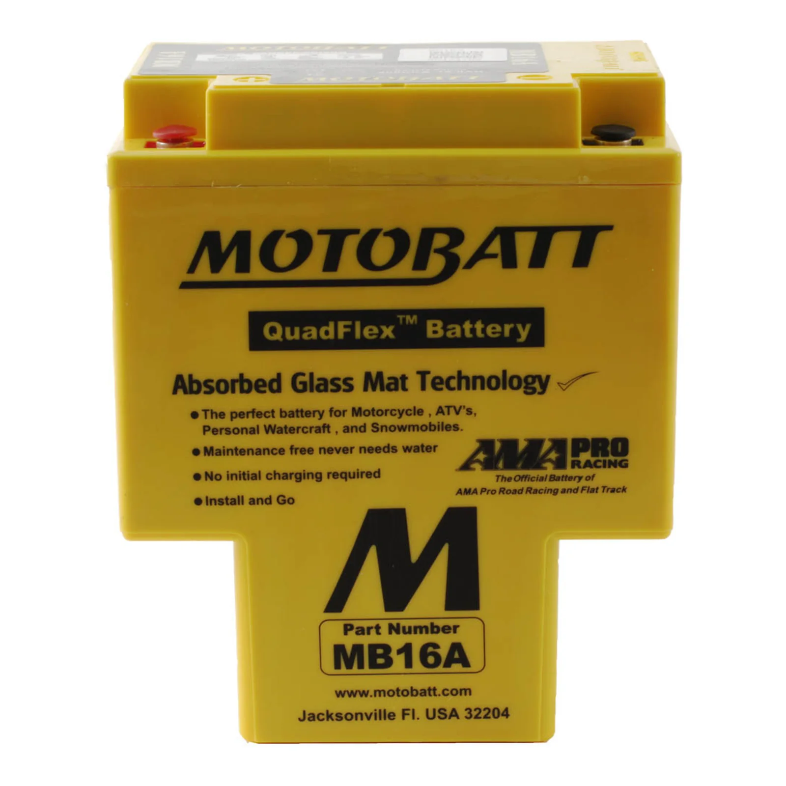 Motobatt Battery Quadflex AGM - MB16A - Image 2
