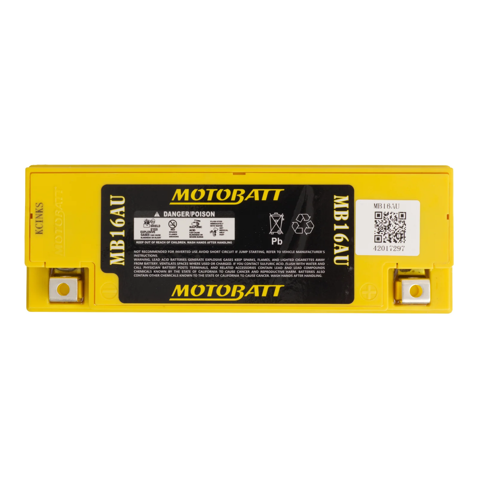 Motobatt Battery Quadflex AGM - MB16AU - Image 3