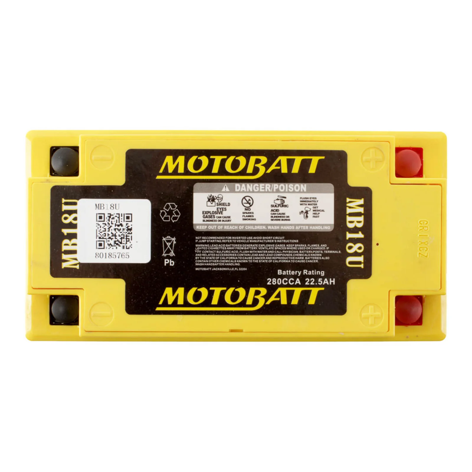 Motobatt Battery Quadflex AGM - MB18U - Image 3
