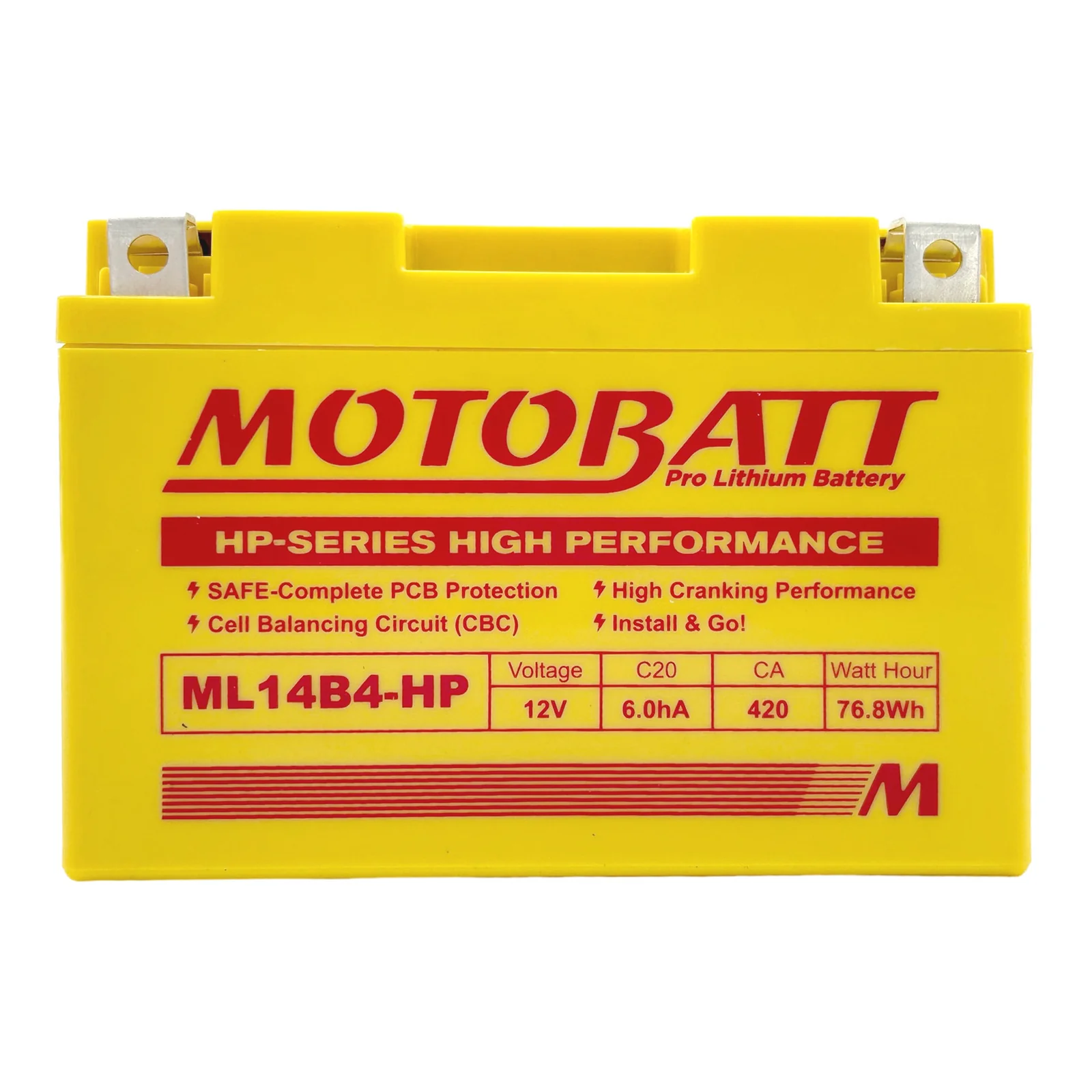 Motobatt Pro Lithium Battery ML14B4-HP *6 - Image 3