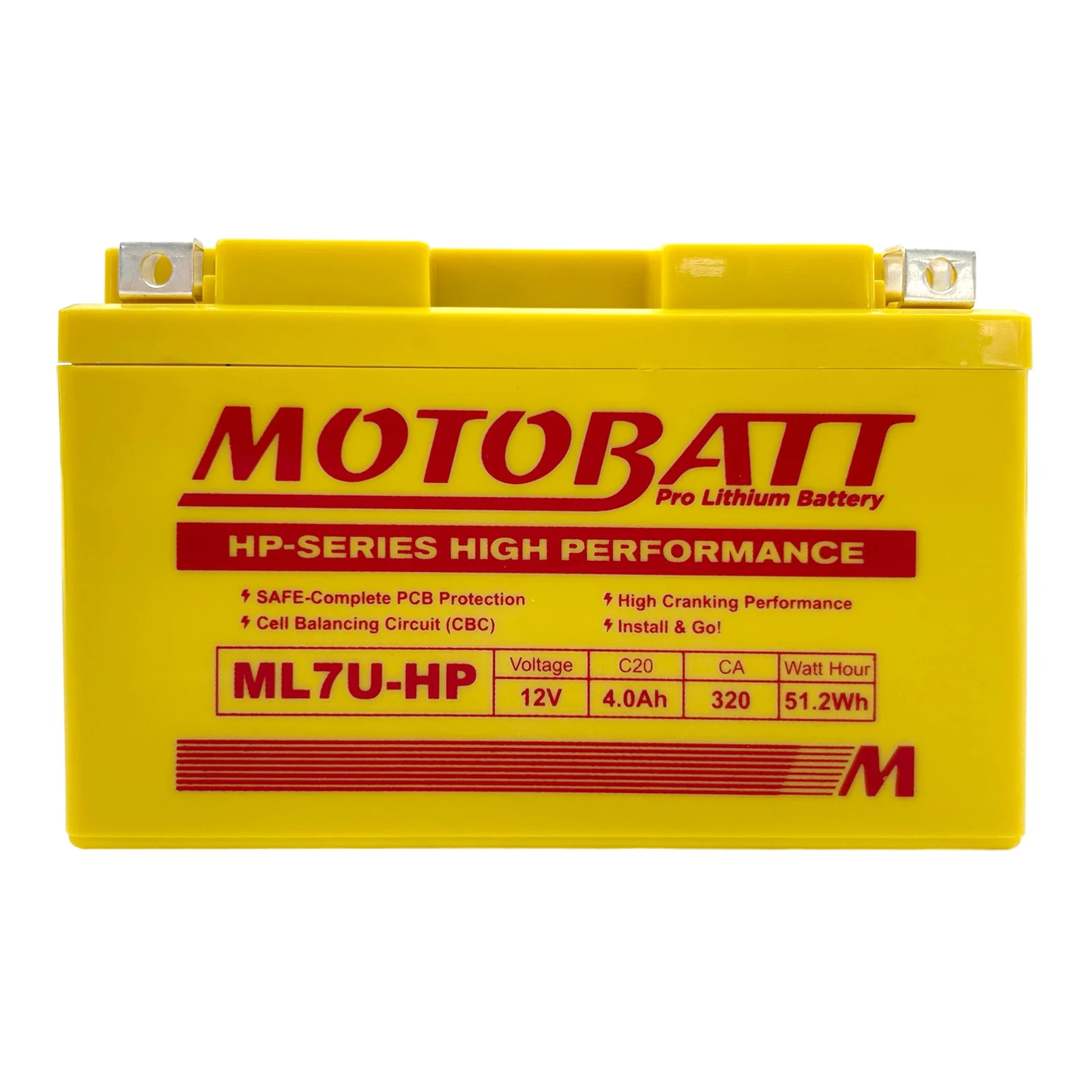 Motobatt Pro Lithium Battery ML7U-HP *8 - Image 3