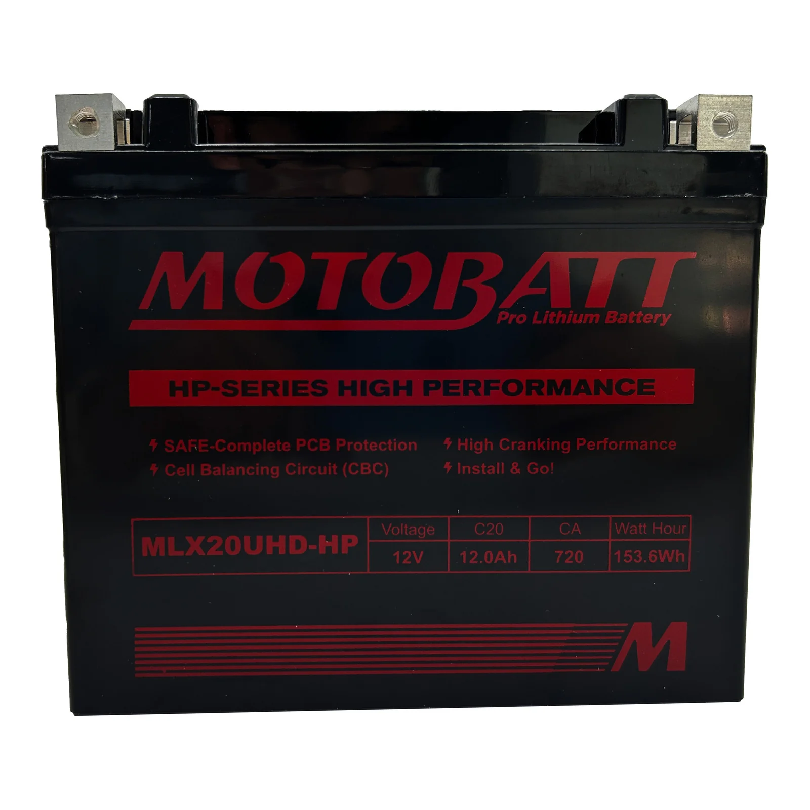 Motobatt Pro Lithium Battery MLX20UHD-HP *4 - Image 3