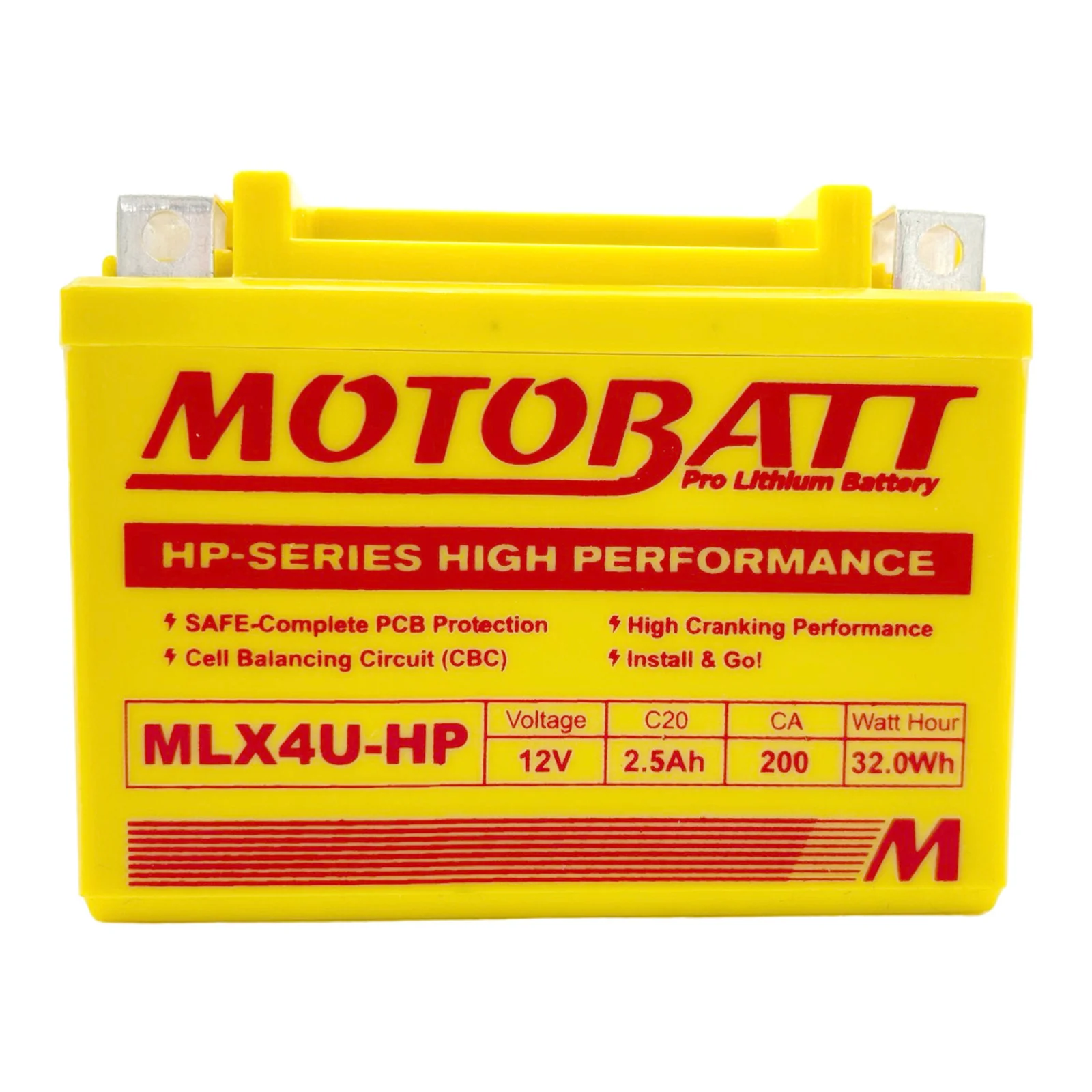 Motobatt Pro Lithium Battery MLX4U-HP *10 - Image 3