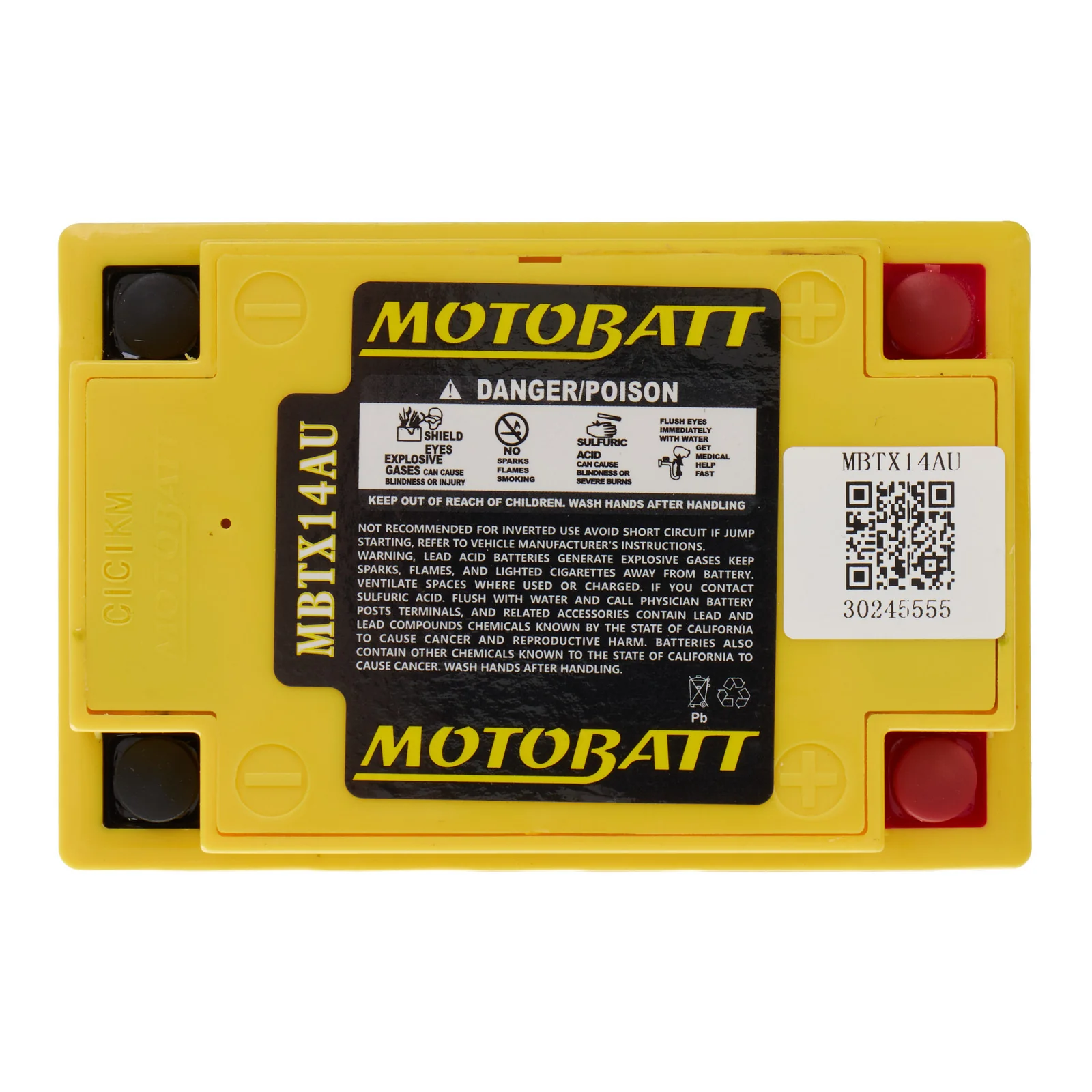 Motobatt Battery Quadflex AGM - MBTX14AU - Image 3