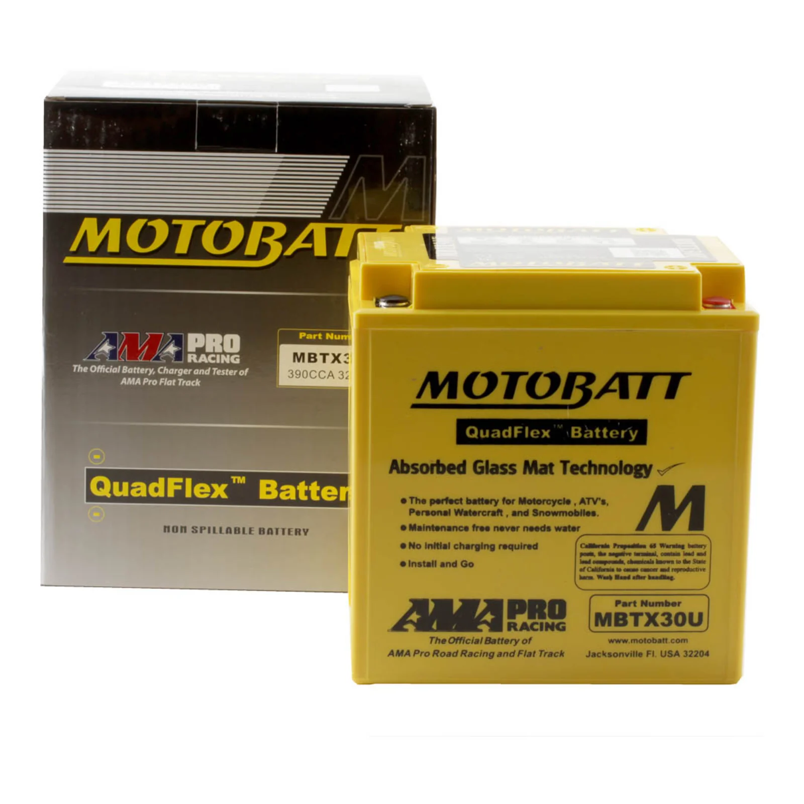 Motobatt Battery Quadflex AGM - MBTX30U - Image 5