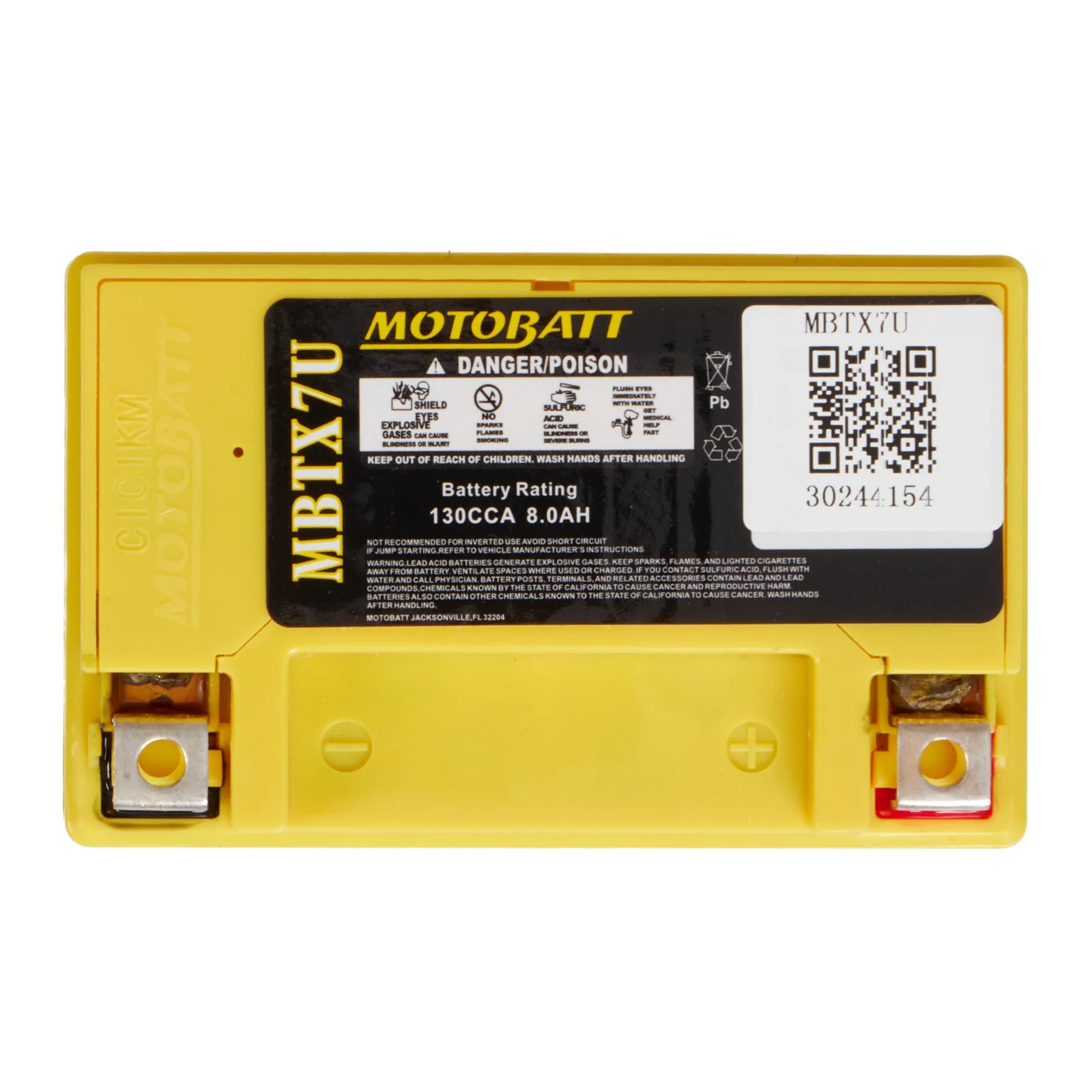 Motobatt Battery Quadflex AGM - MBTX7U - Image 3