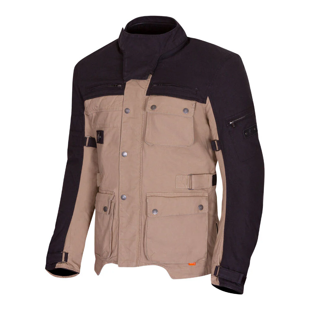 Merlin Mahala Raid Motorcycle Jacket - Black/Sand/ 42/ Large