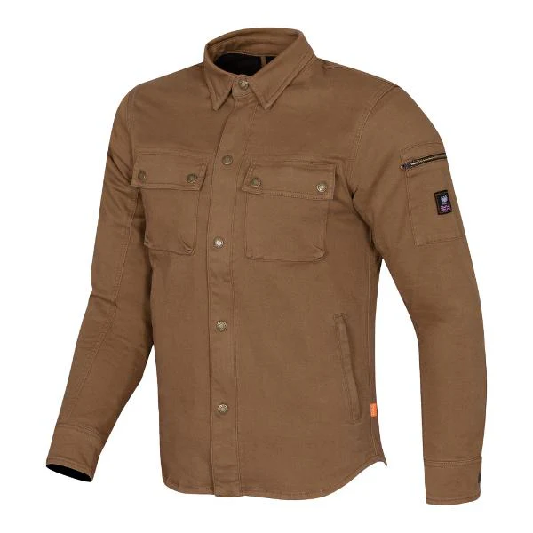 Merlin Utility Brody Camel Shirt - 40/Medium