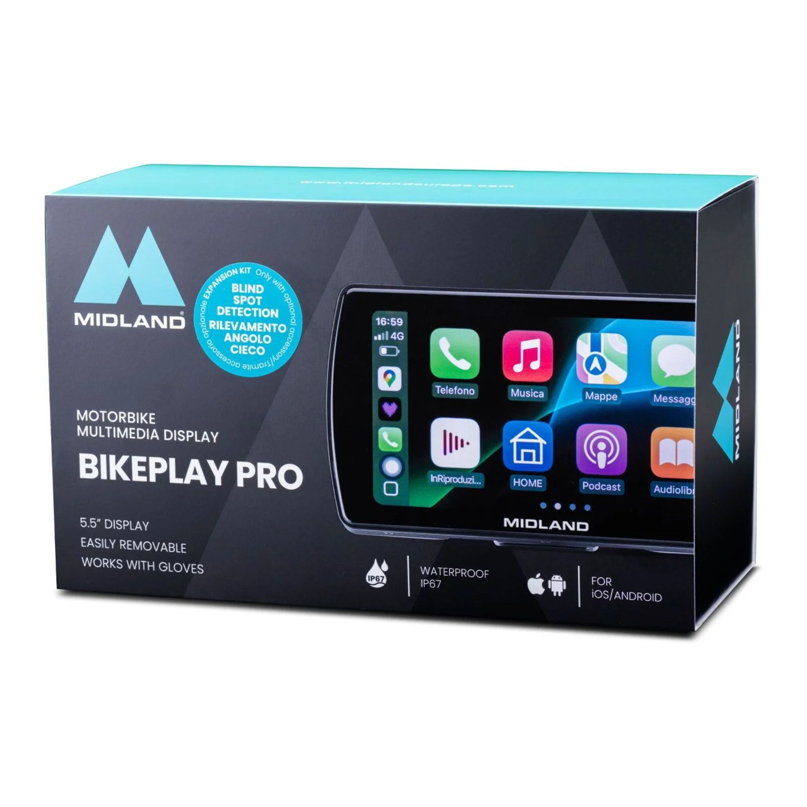 Midland Bikeplay Pro Moto Multimedia 5.5-Inch Screen - Image 6