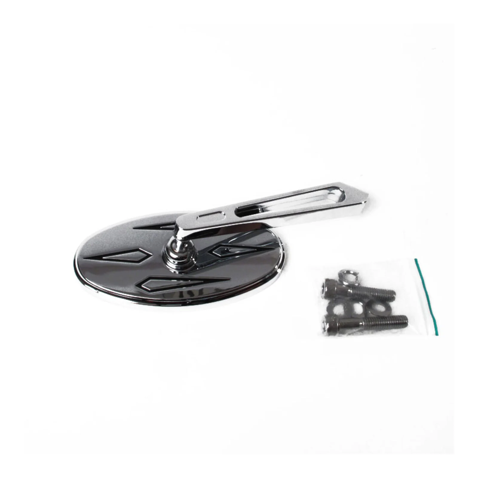 Whites Mirror Oval Cruiser Right-hand Short Stem - Image 2