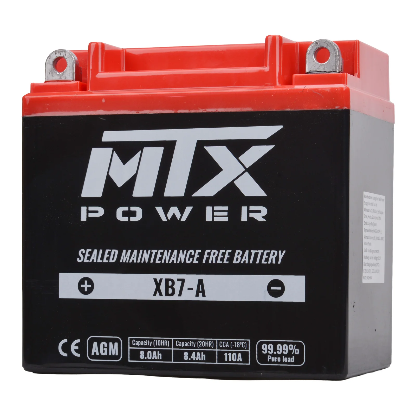 MTX Power Battery AGM - XB7-A - Image 2