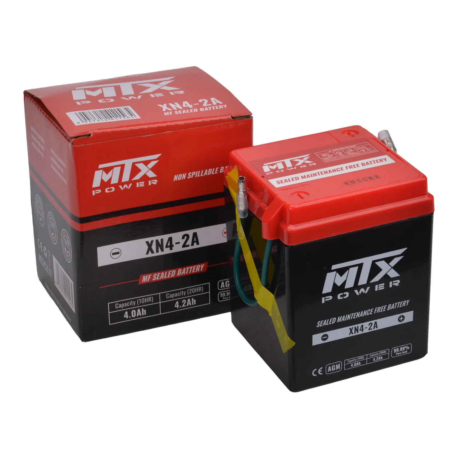 MTX Power Battery AGM 6V - XN4-2A - Image 3