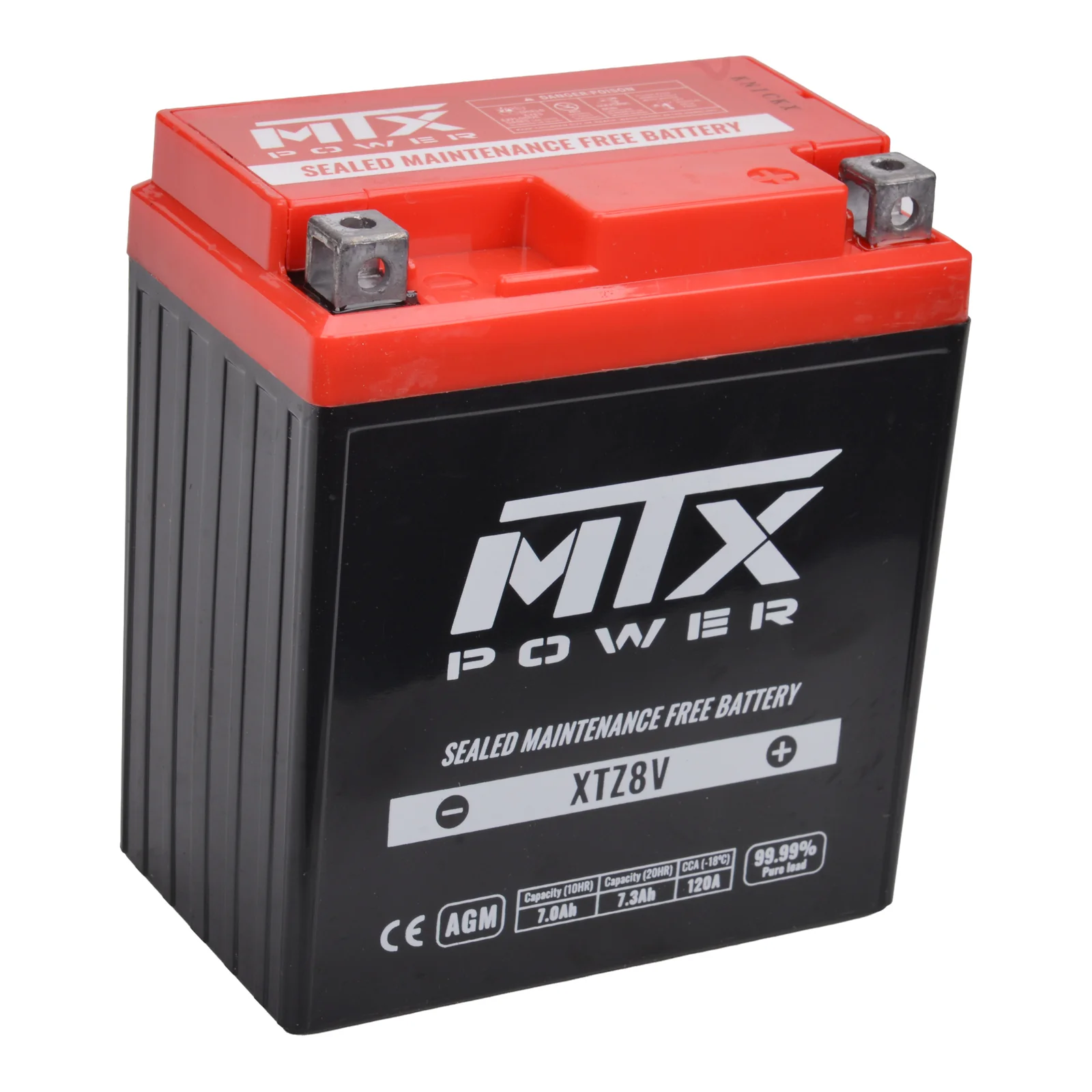 MTX Power Battery AGM - XTZ8V - Image 2