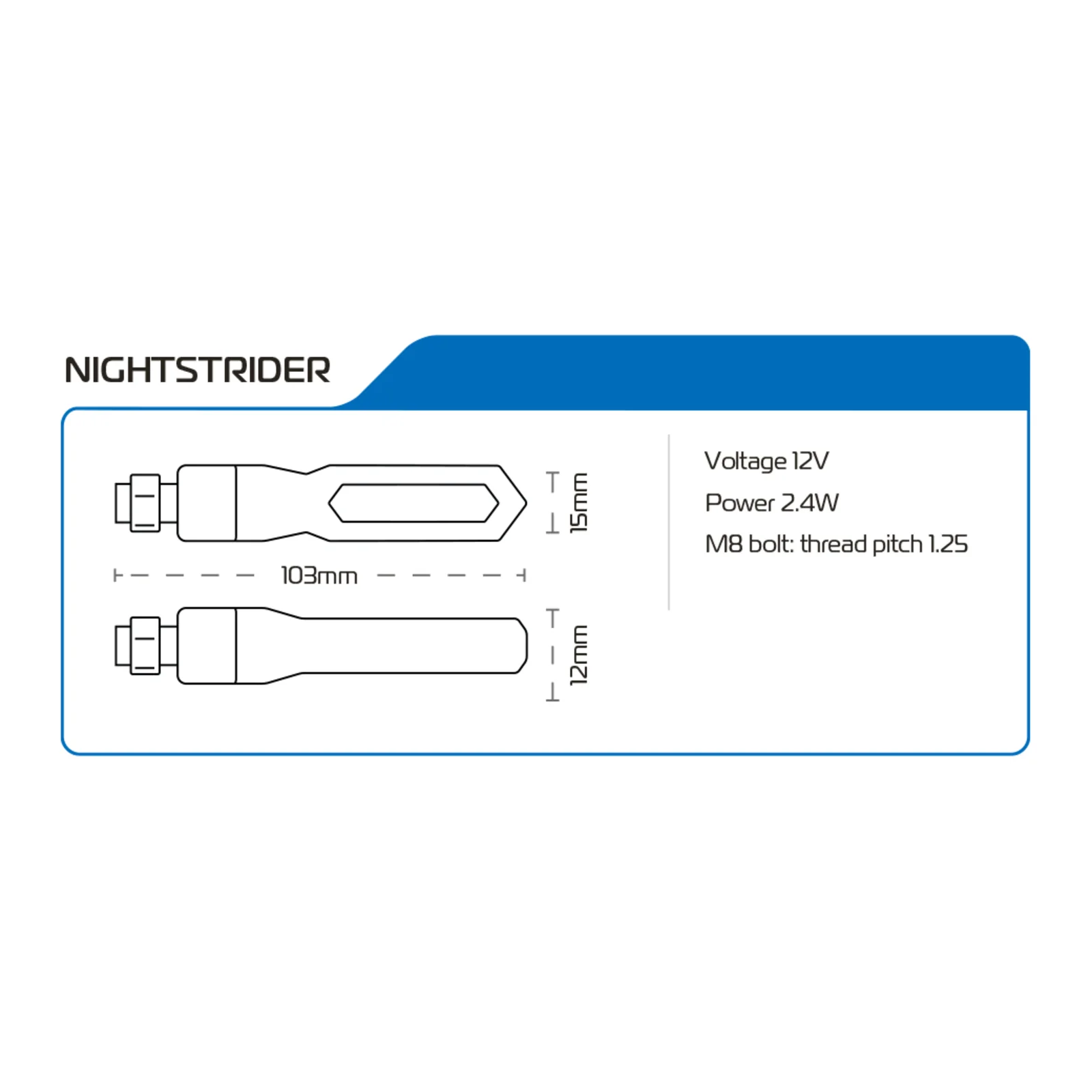 Oxford Nightstrider Streaming Indicators (includes 2 Resistors) - Image 8