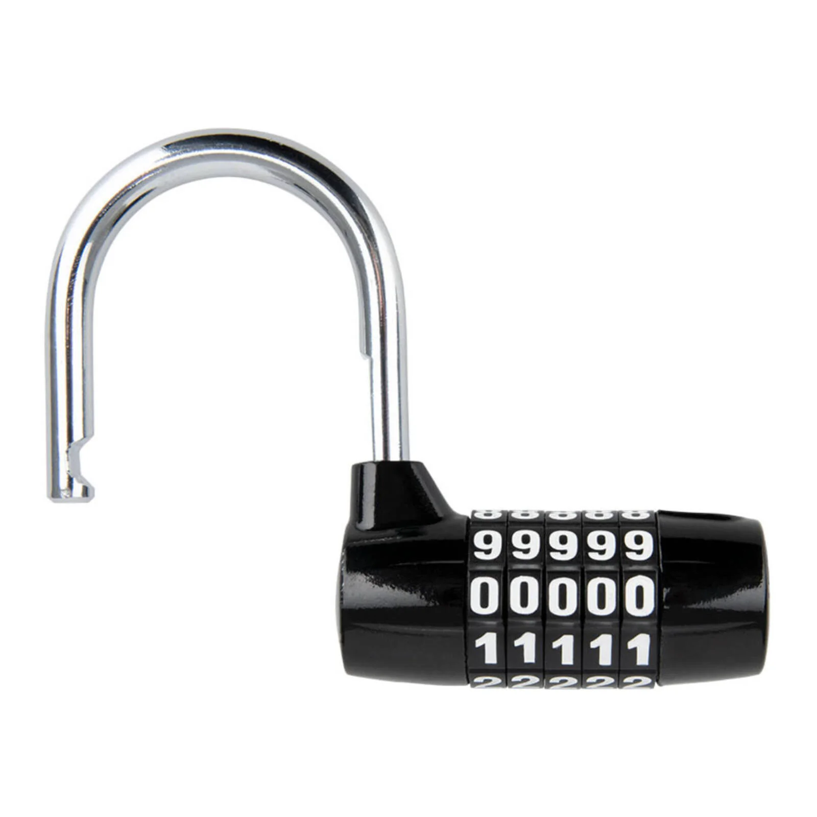 Oxford 5-Digit Combination Padlock - Black - Image 2