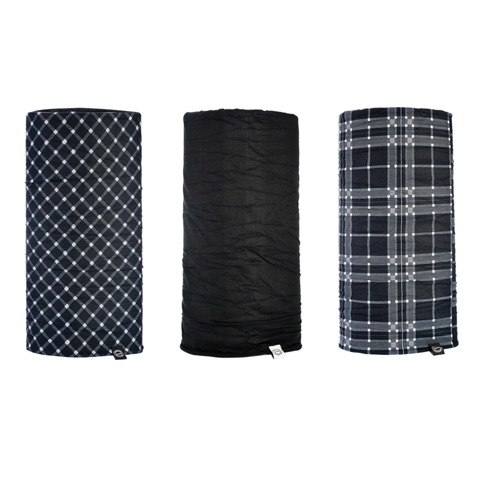 Oxford Comfy - Black & White Tartan (3 Pack) - Image 2