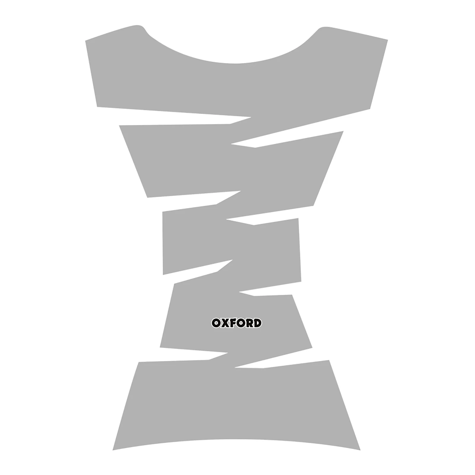 Oxford Jagged Tank Pad - Silver - Image 2