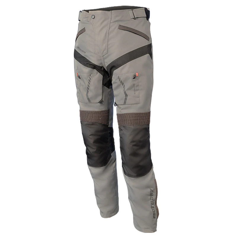Motodry Rallye 2 Motorcycle Pants - Black/Sand/Brown/ 4XL