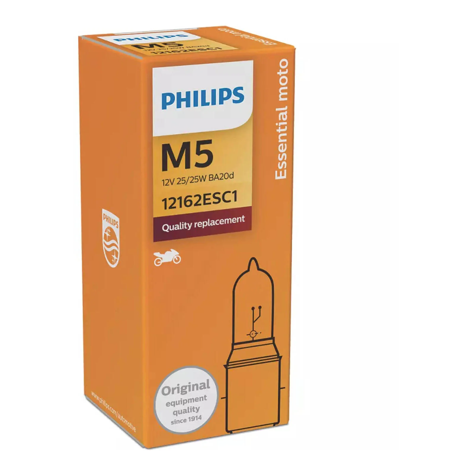 Philips Bulb M5 12162 ES 12V 25/25W BA20D C1 - Image 2